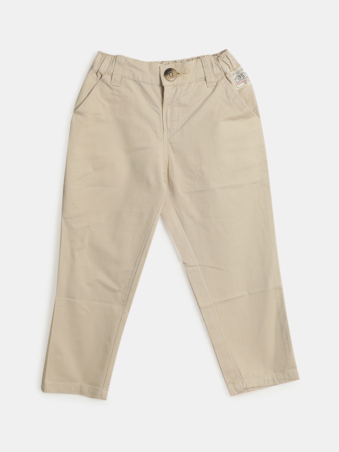 

V-Mart Infants Kids Regular Fit Cotton Jeans, Beige