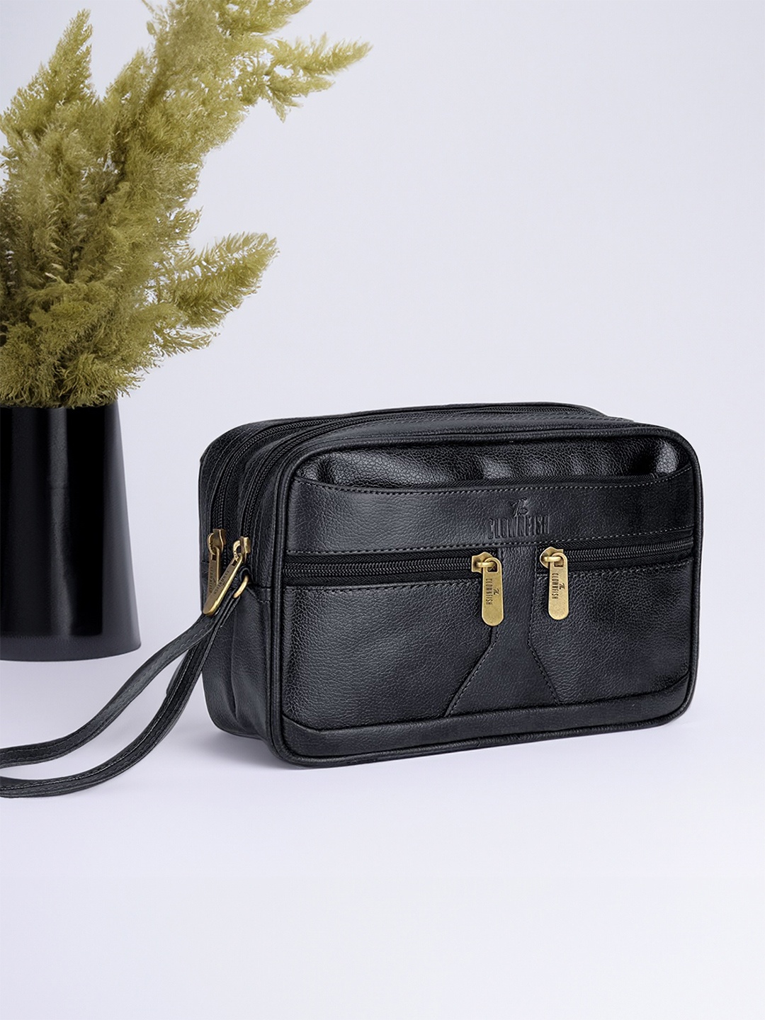 

THE CLOWNFISH Multipurpose Travel Pouch, Black