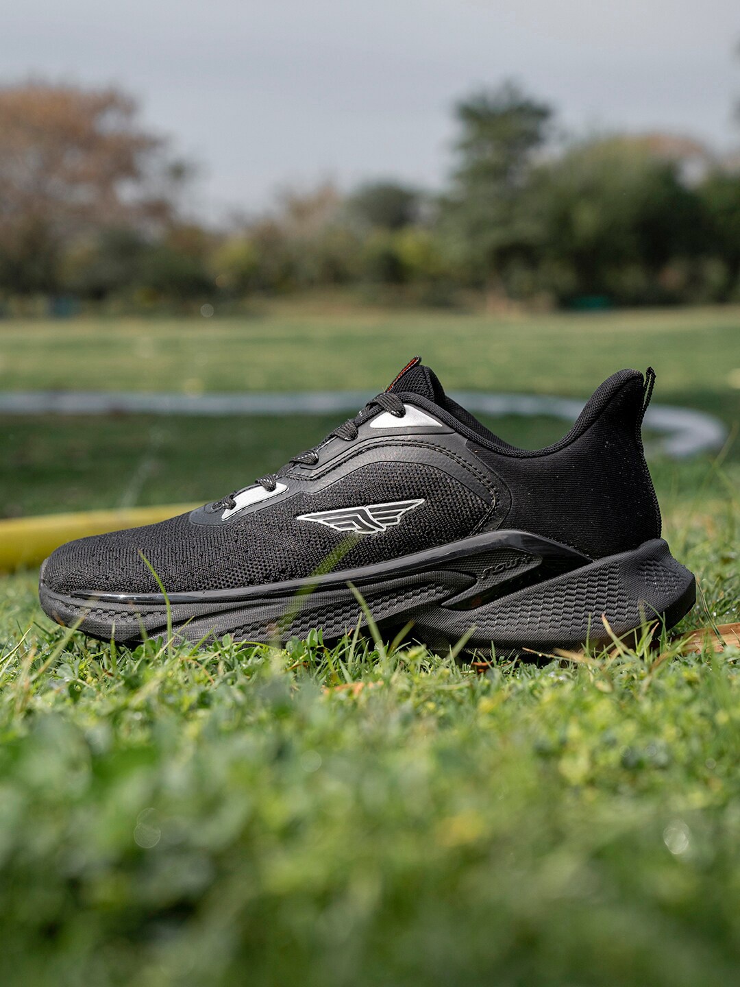

Red Tape Men Textile Sports Shoes, Black