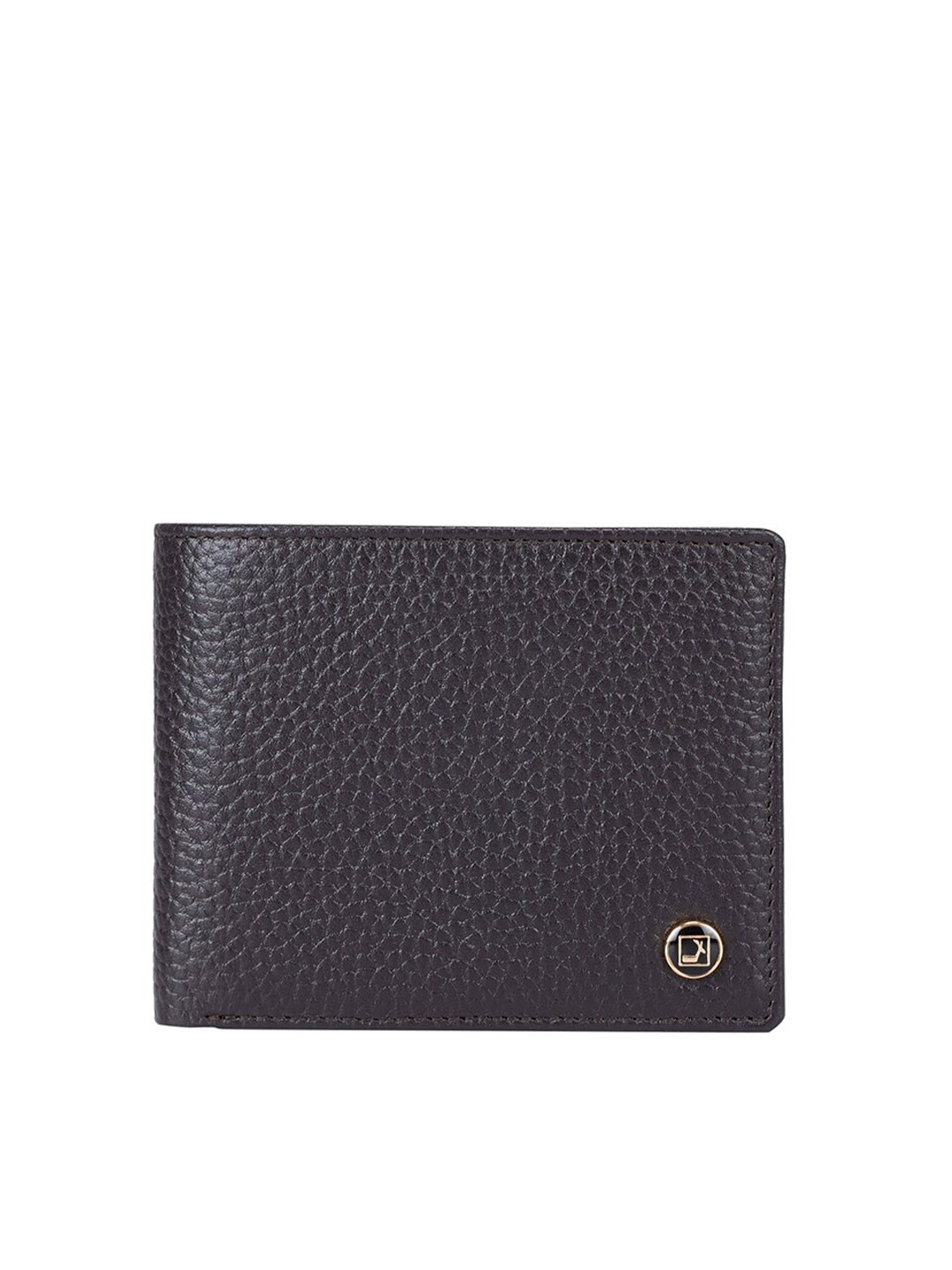 

Da Milano Men Leather Two Fold Wallet, Black