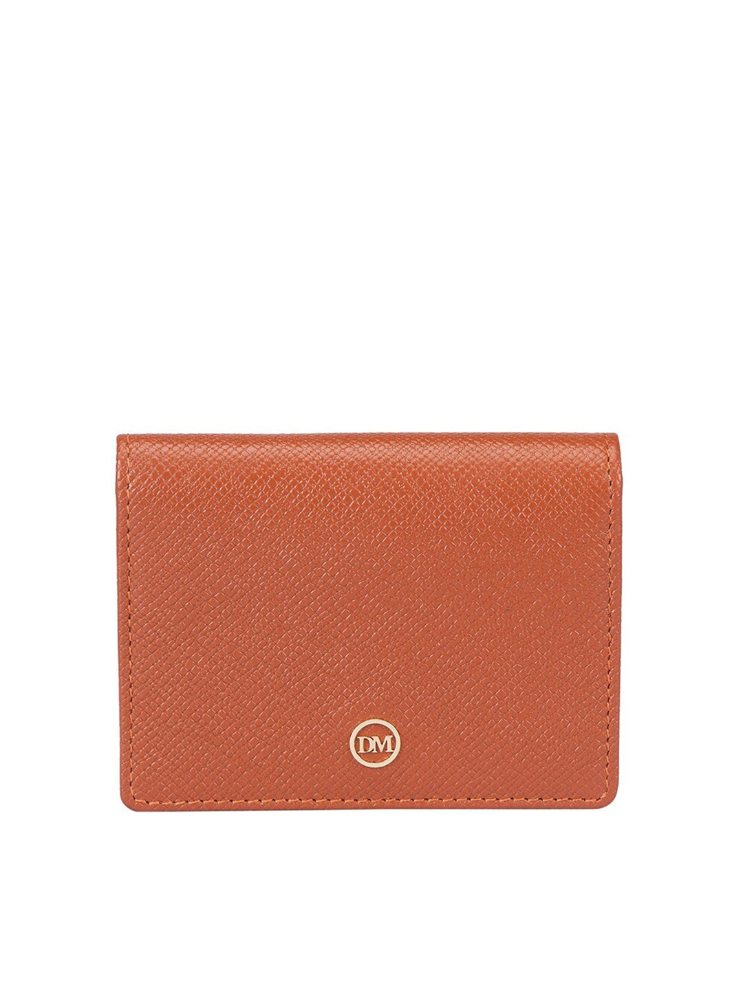 

Da Milano Textured Leather Two Fold Wallet, Brown