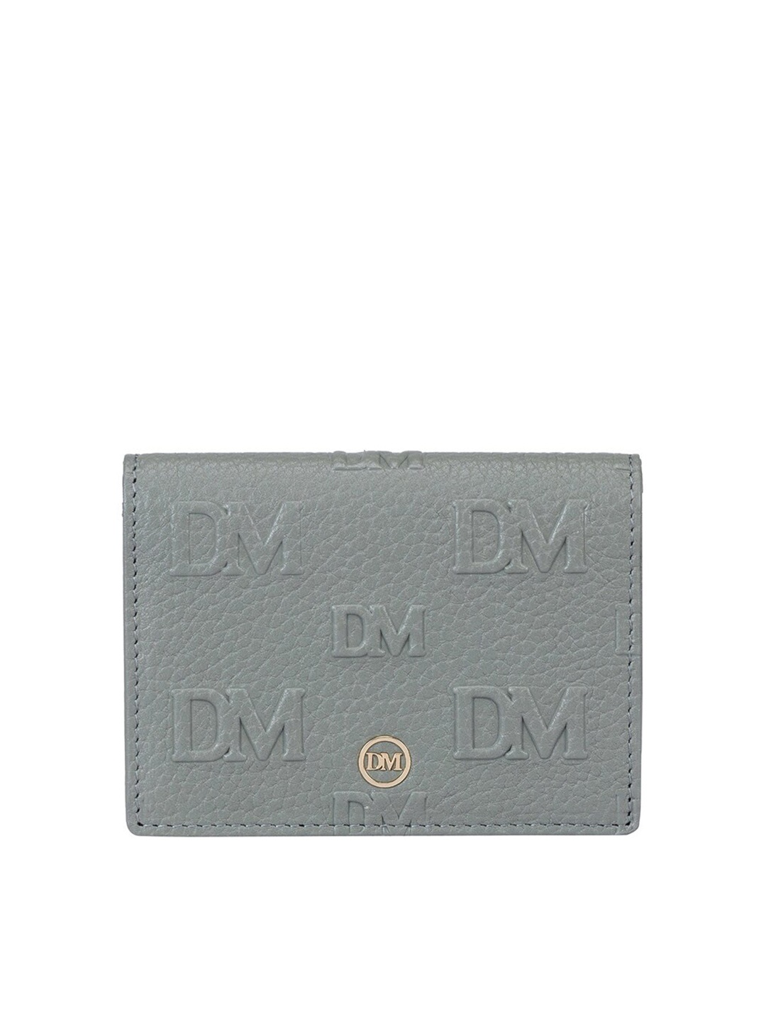 

Da Milano Textured Leather Card Holder, Green