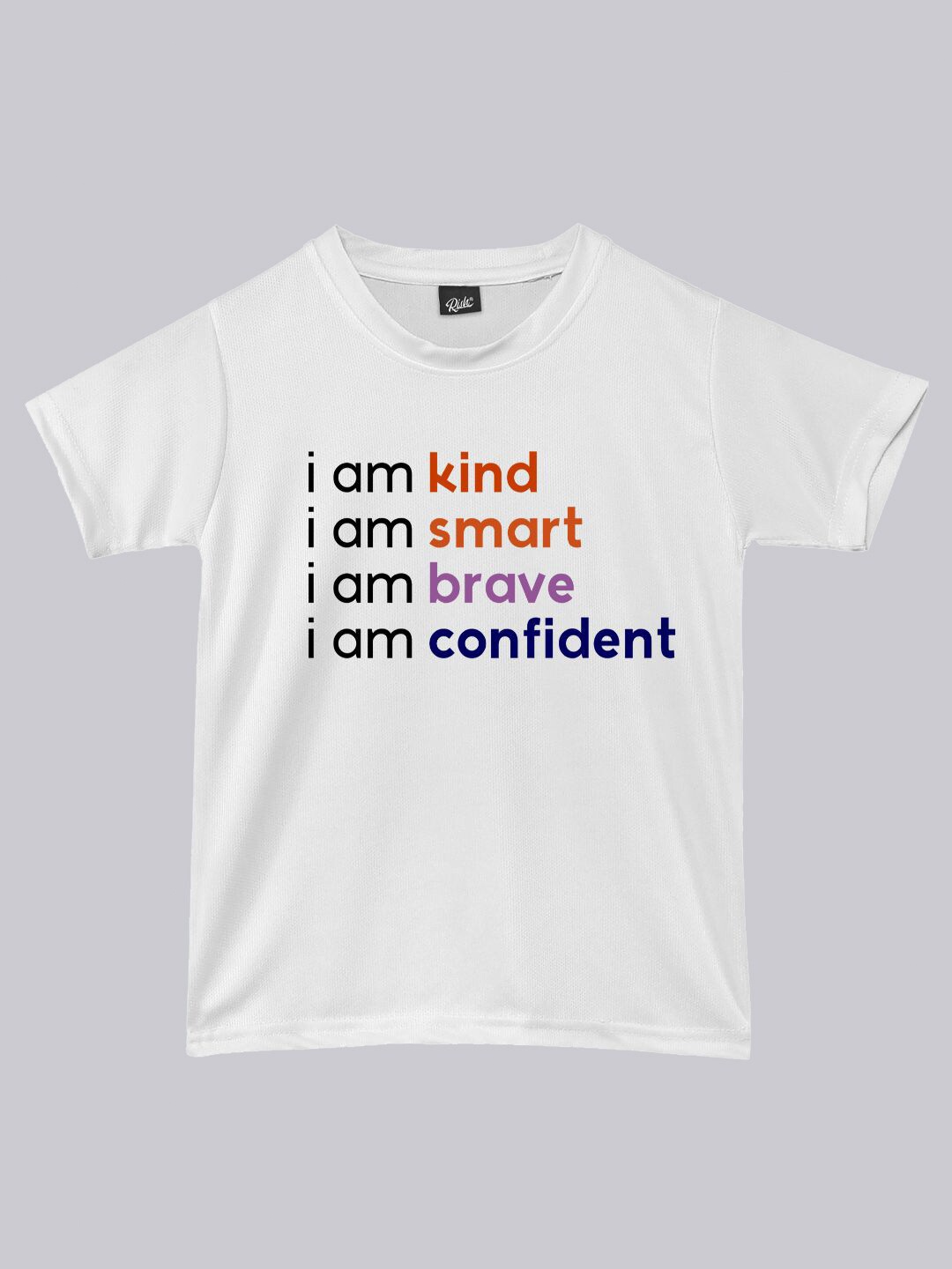 

RISH Kids Typography Printed Dri-FIT T-shirt, White