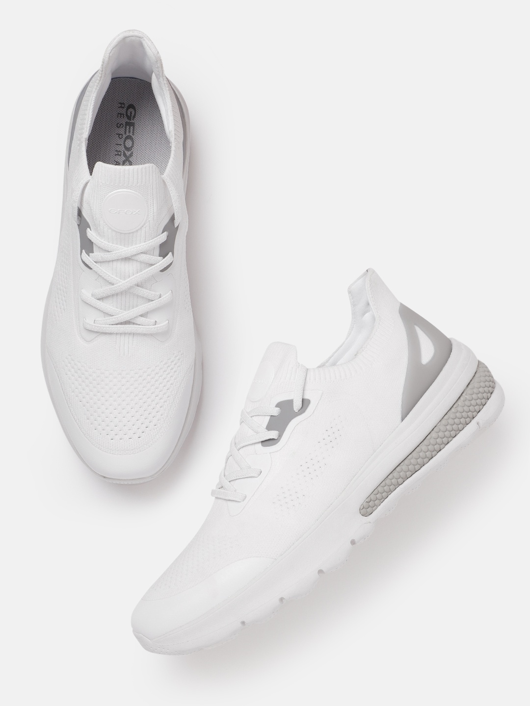 

Geox Men Perforations Sneakers, White