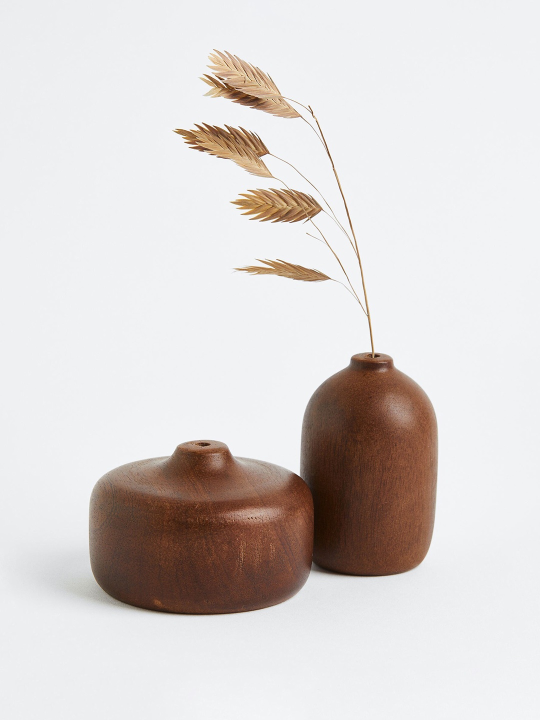 

H&M Brown Wooden Mini Vase