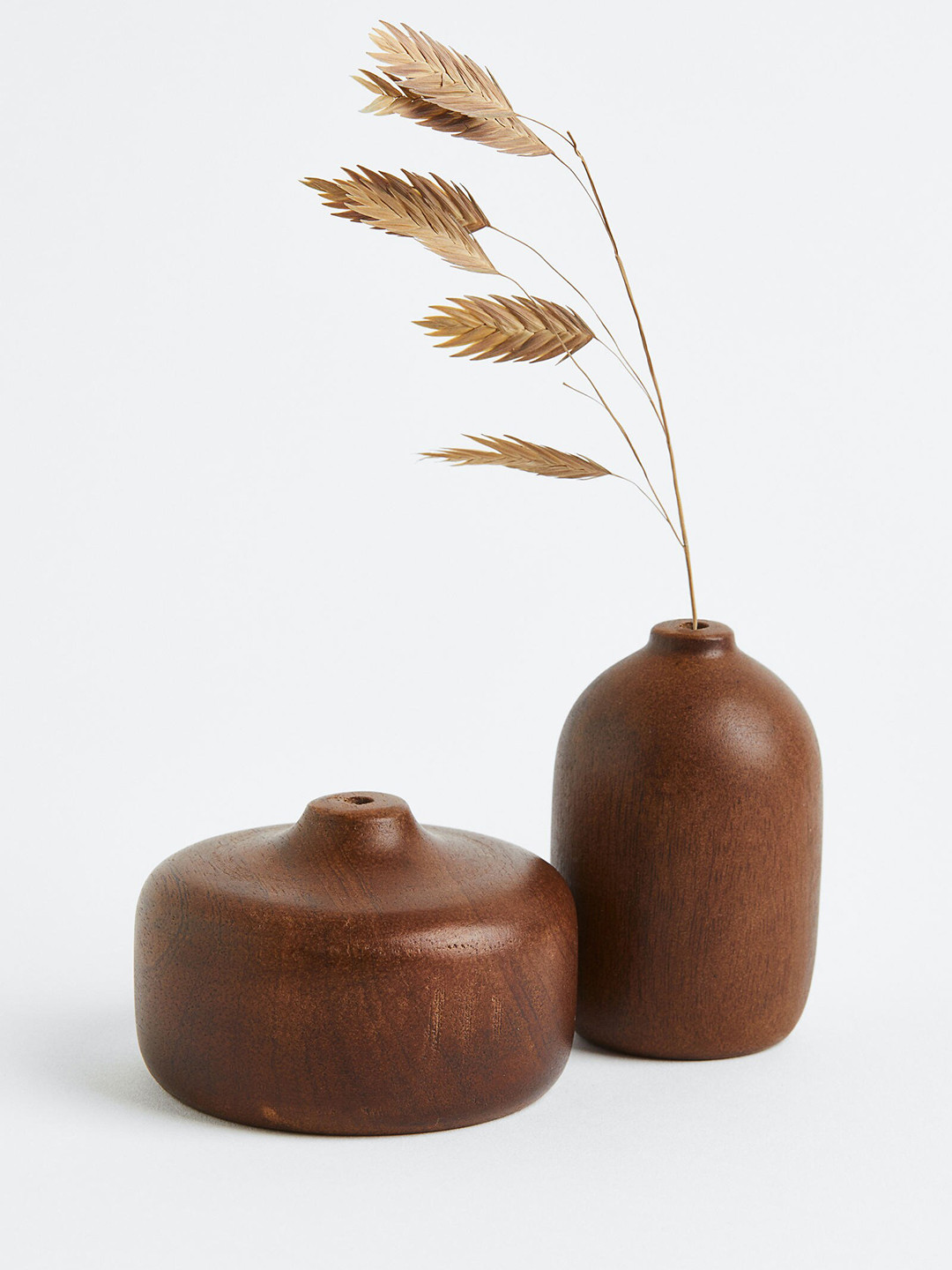 

H&M Brown Wooden Mini Vase
