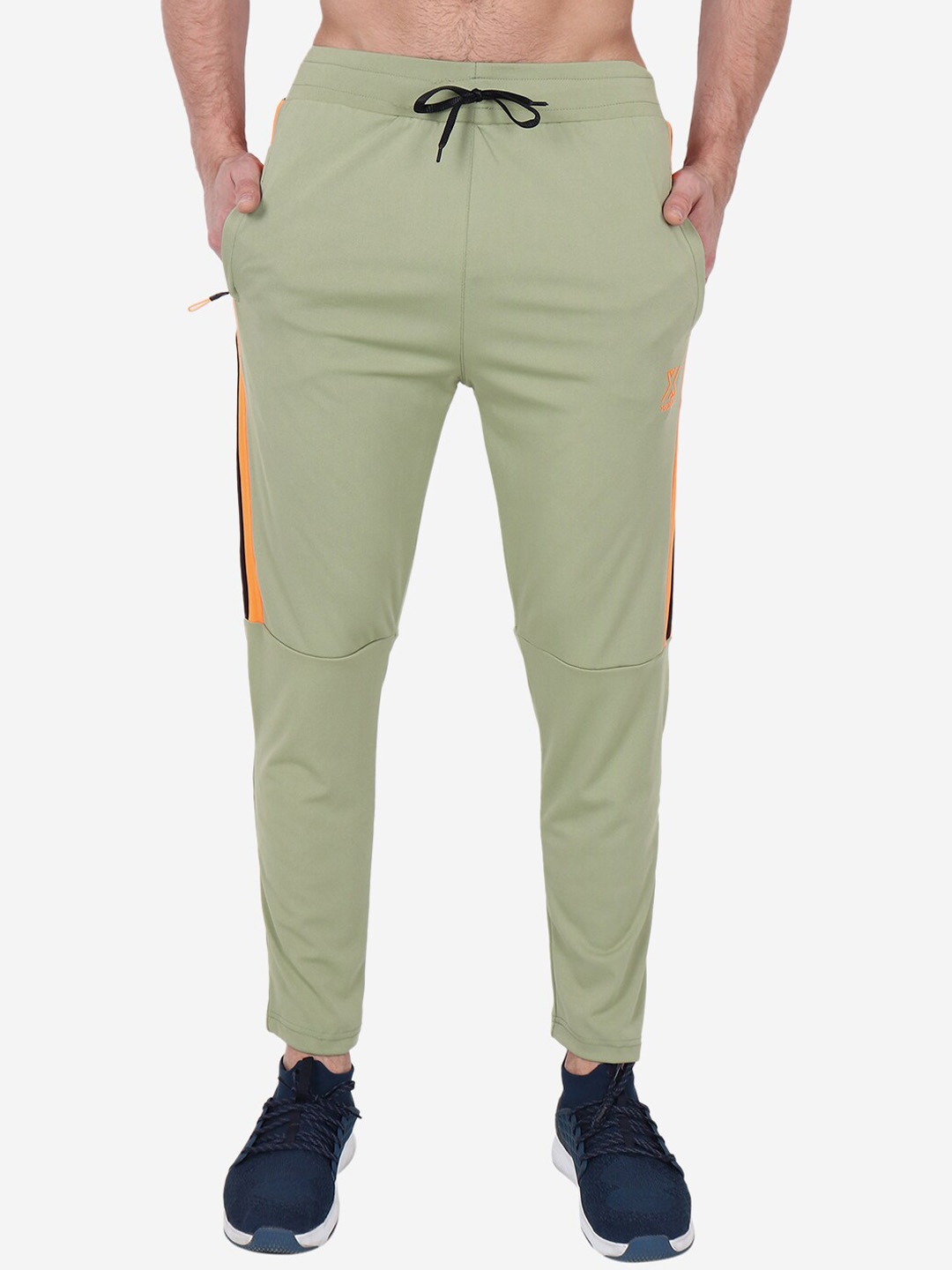 

Xohy Men Striped Track Pants, Green