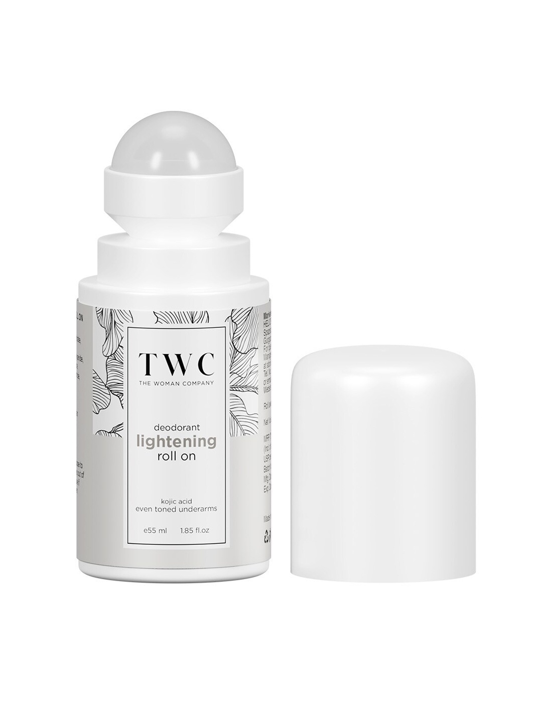

The Woman Company Lightening Roll On Deodorant with Kojic Acid - 55ml, White
