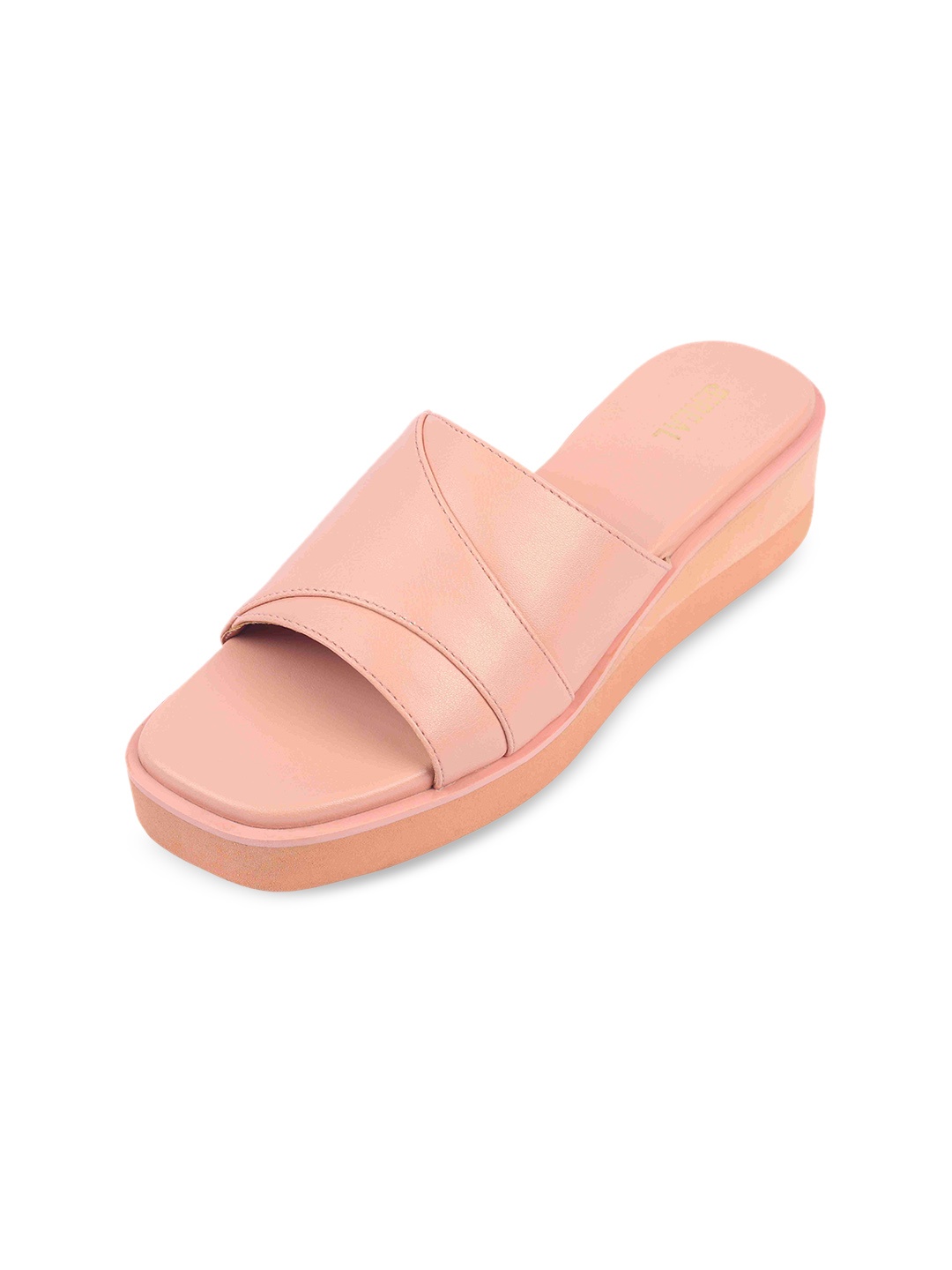 

BEREAL Peep Toes Wedge Heels, Pink