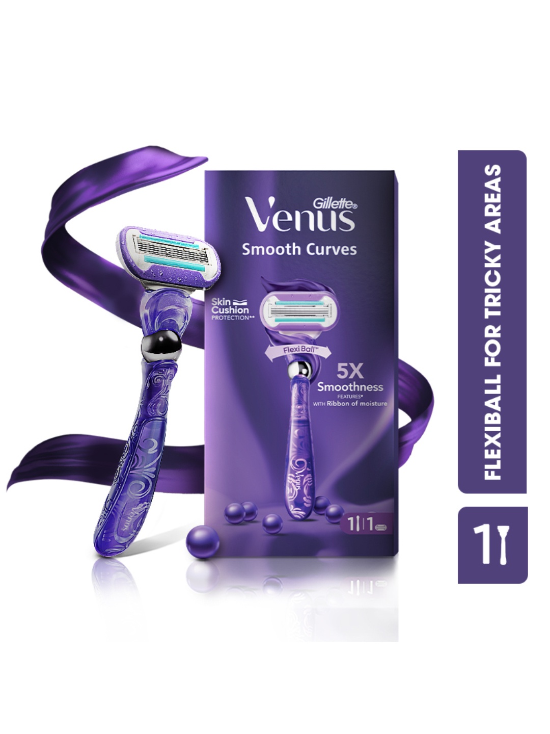 

Gillette Venus Women Swirl Hair Removal Razor - Purple