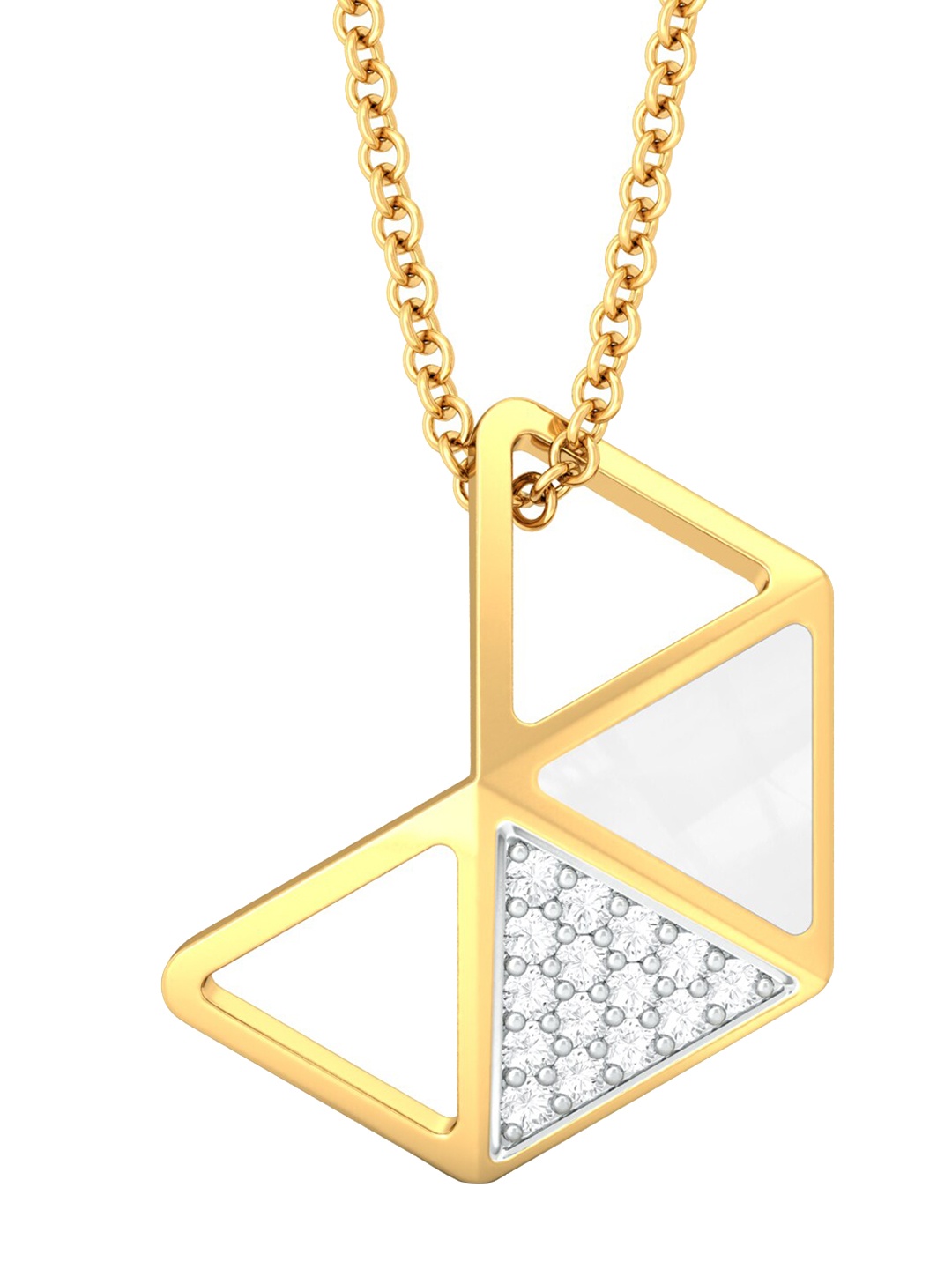 

MELORRA Summer Lovin' 18KT Gold Diamond Pendant-1.97gm