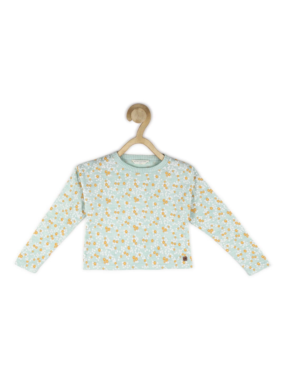 

Peter England Girls Floral Printed Acrylic Sweatshirt, Green