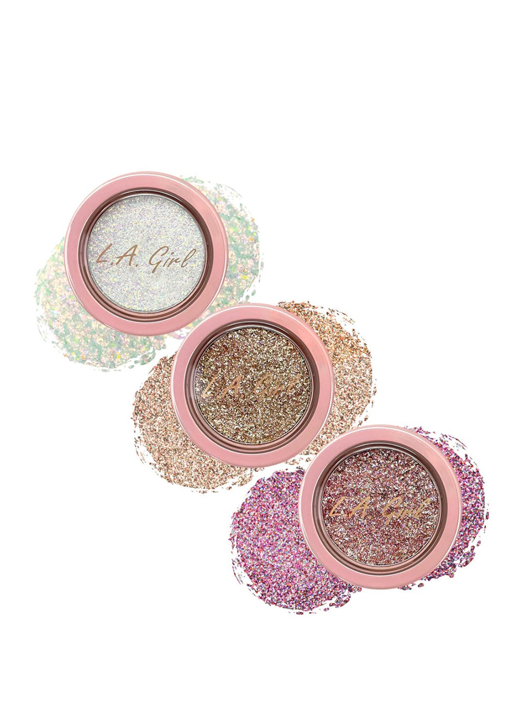 

L.A. Girl Glitter On Top 3Pc Glitter Topper Set, White