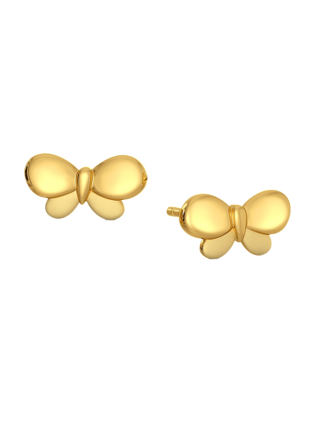 

MELORRA Flitter Flutter 18KT Gold Stud Earrings- 2.16gm