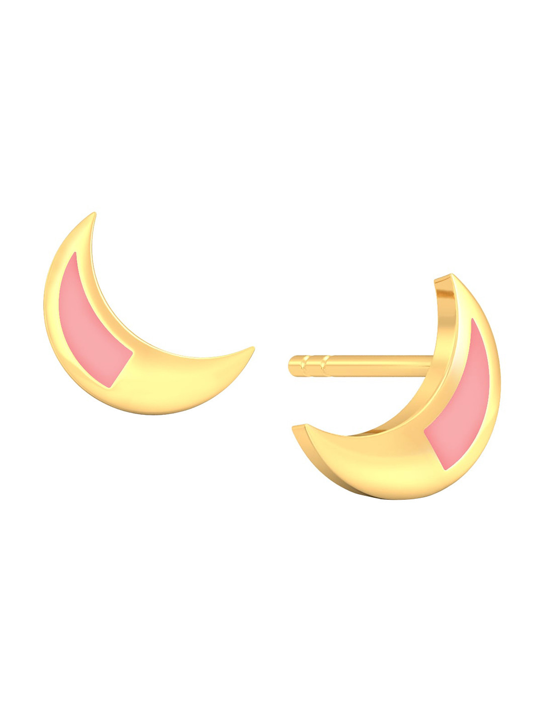 

MELORRA Rose Moon Rising 18KT Gold Earrings - 1.44 gm