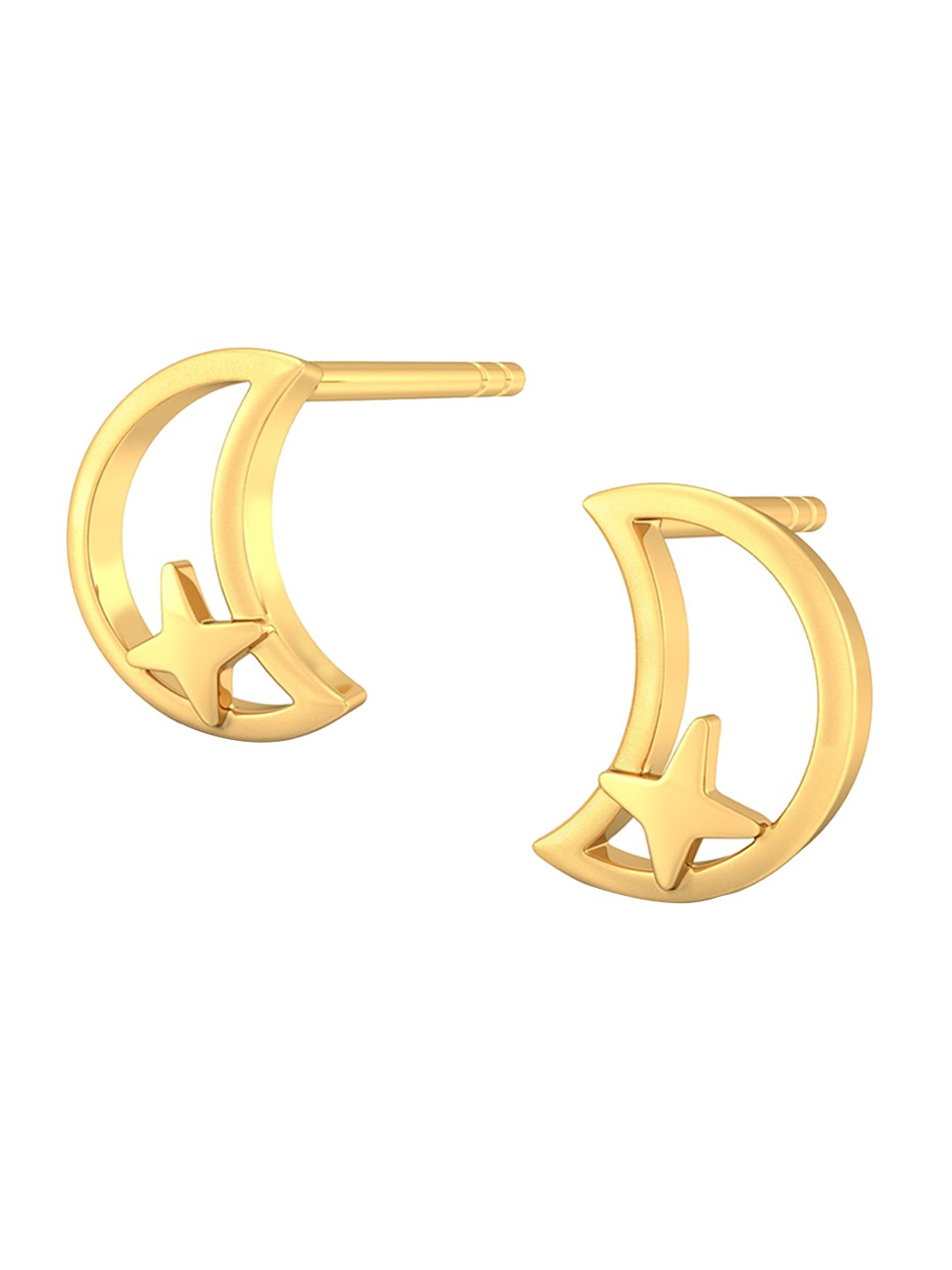 

MELORRA Cosmic Dance 18KT Gold Stud Earring-1.59gm