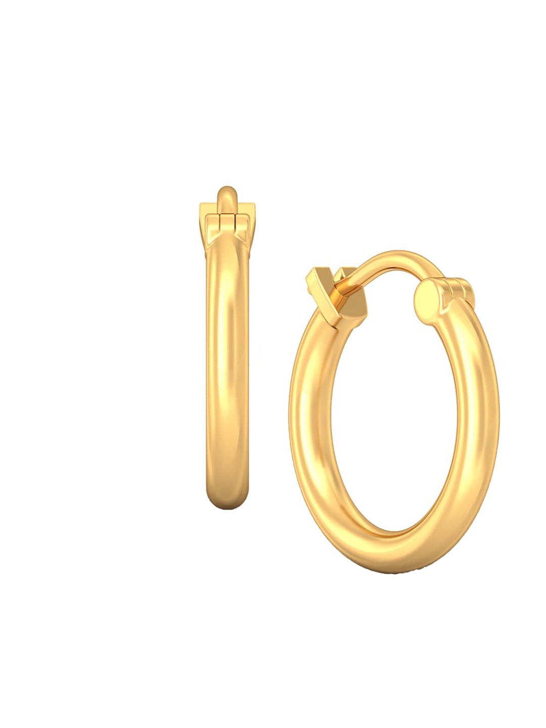 

MELORRA Vanilla Victories 18KT Gold Hoop Earrings-2.76gm