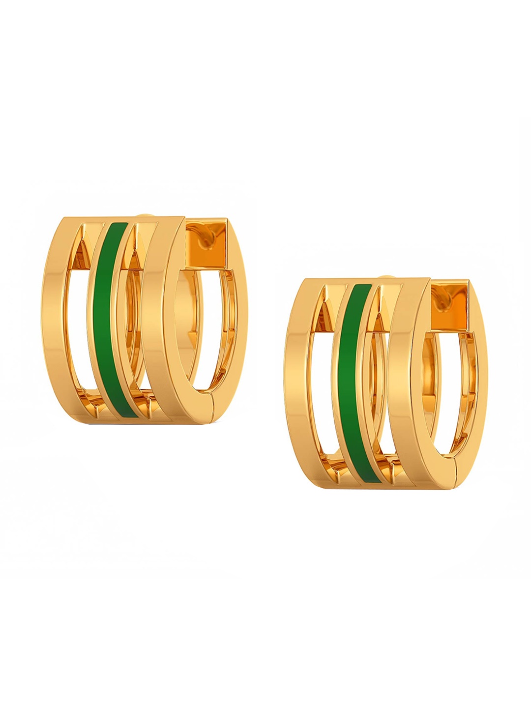 

MELORRA Gal Pal 18KT Gold Hoop Earring-6.53 gm