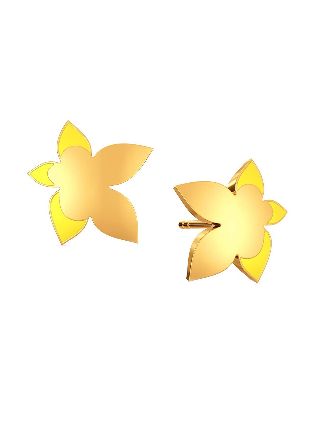 

MELORRA Fruity Fission 18KT Gold Stud Earrings-4.37gm