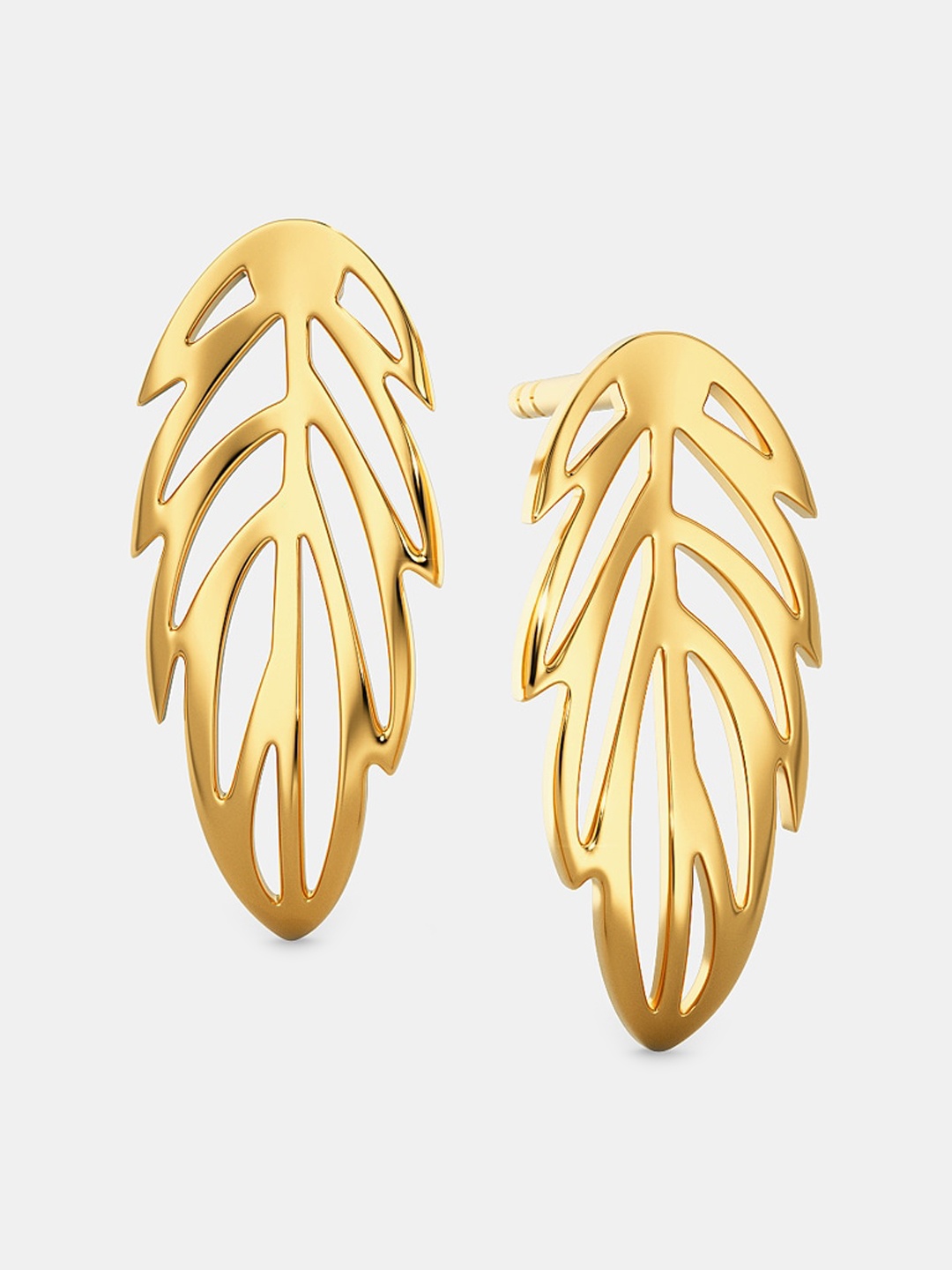 

MELORRA Feathery Fun 18KT Gold Earrings - 1.77 gm