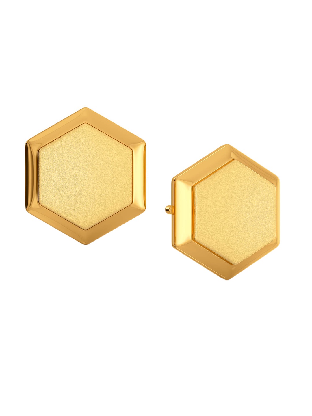

MELORRA Slay it Subtly 18KT Gold Studs- 3.61 gm