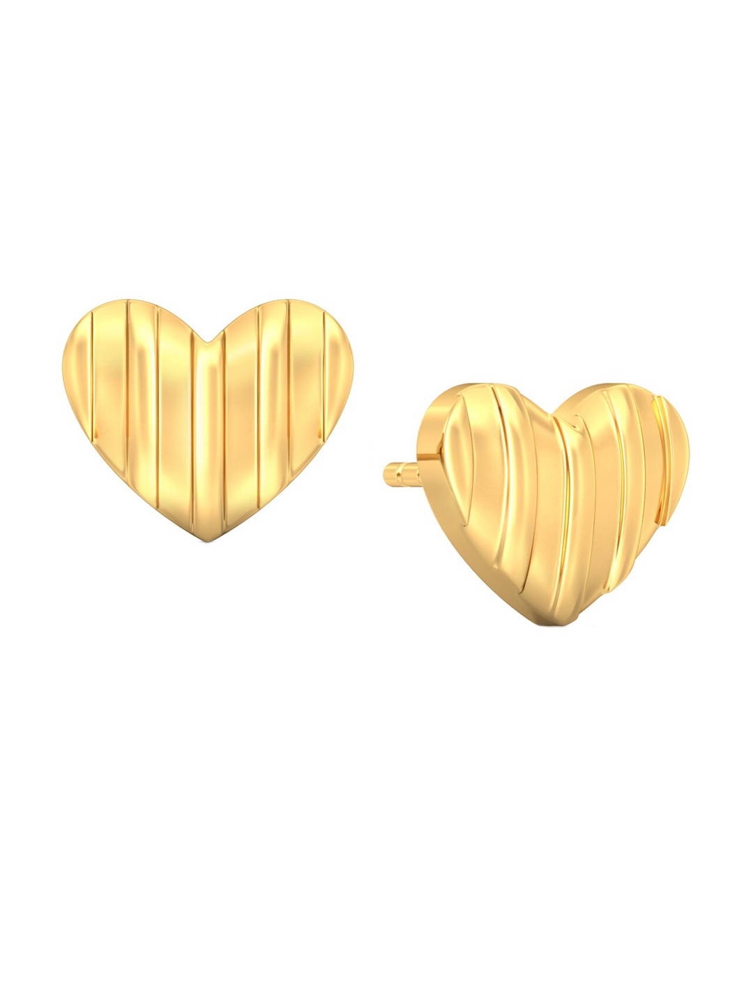 

MELORRA (Un)tainted Love 18KT Gold Stud Earrings-3.27gm