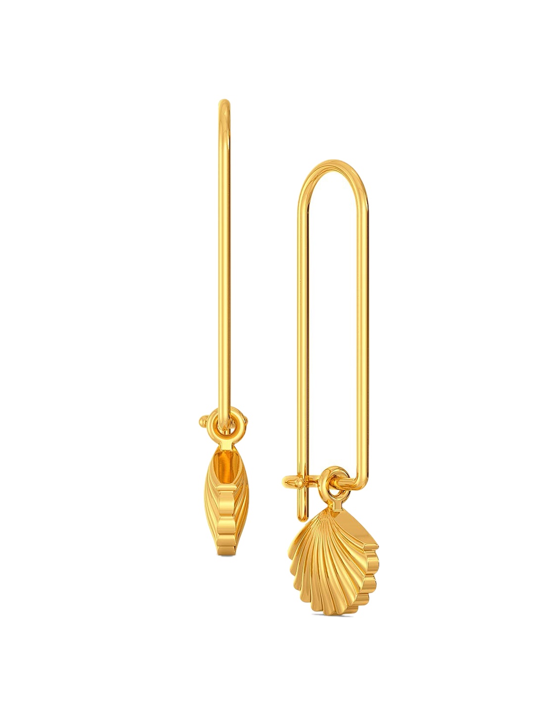 

MELORRA Sunny Hoops 18KT Gold Hoop Earrings-4.39gm