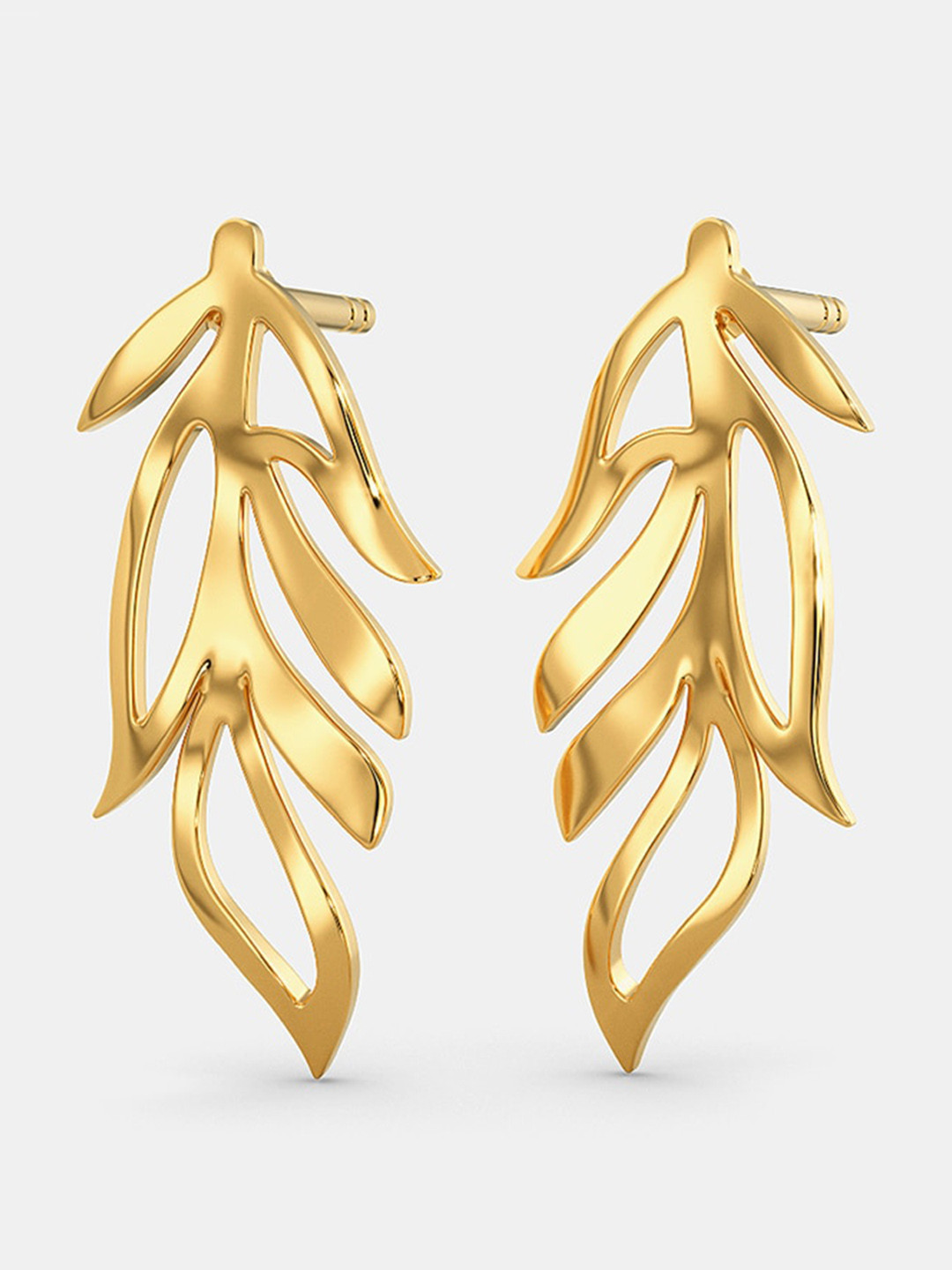 

MELORRA Feather Friends 18KT Gold Earrings - 1.76 gm