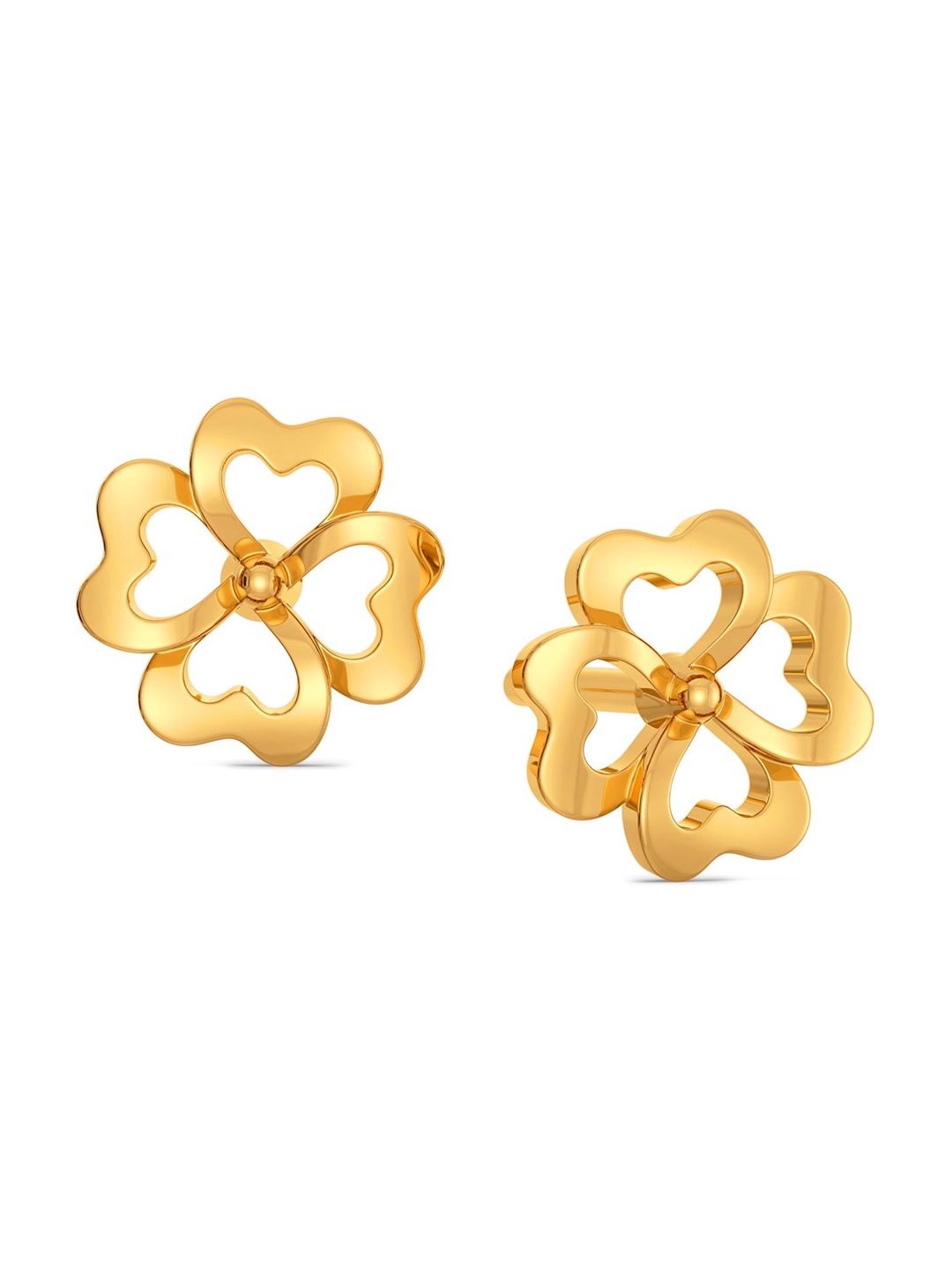

MELORRA Florally Fabulous 18KT Gold Stud Earrings-1.5 gm