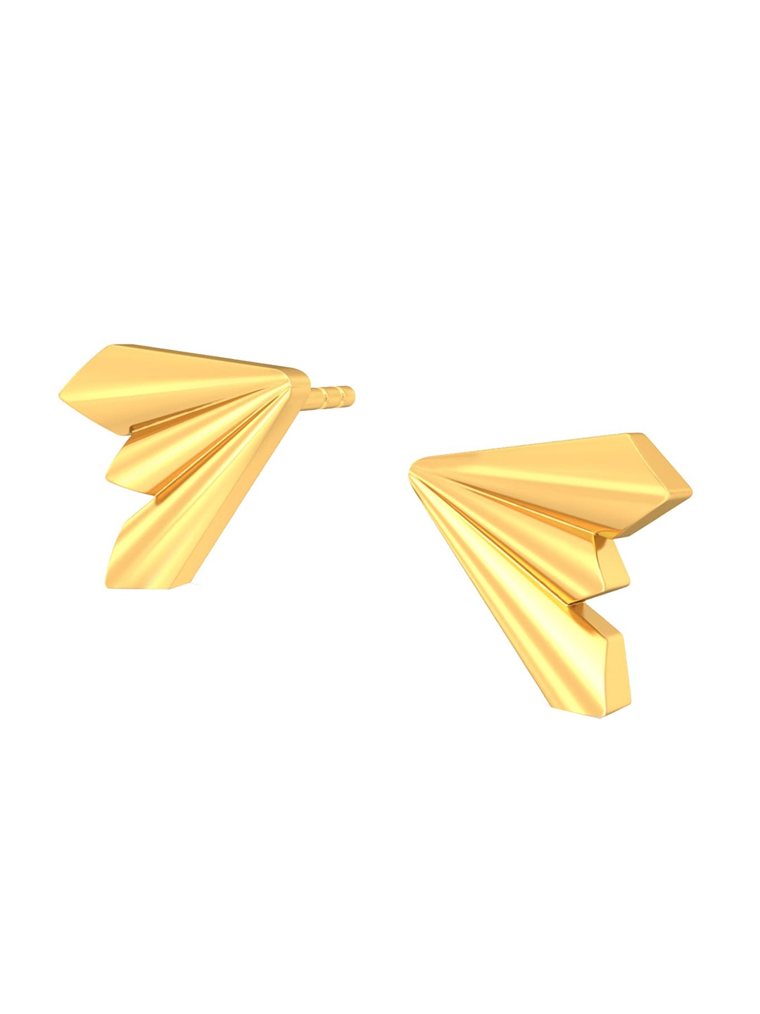 

MELORRA Rockabella 18KT Gold Stud Earrings- 1.98 gm
