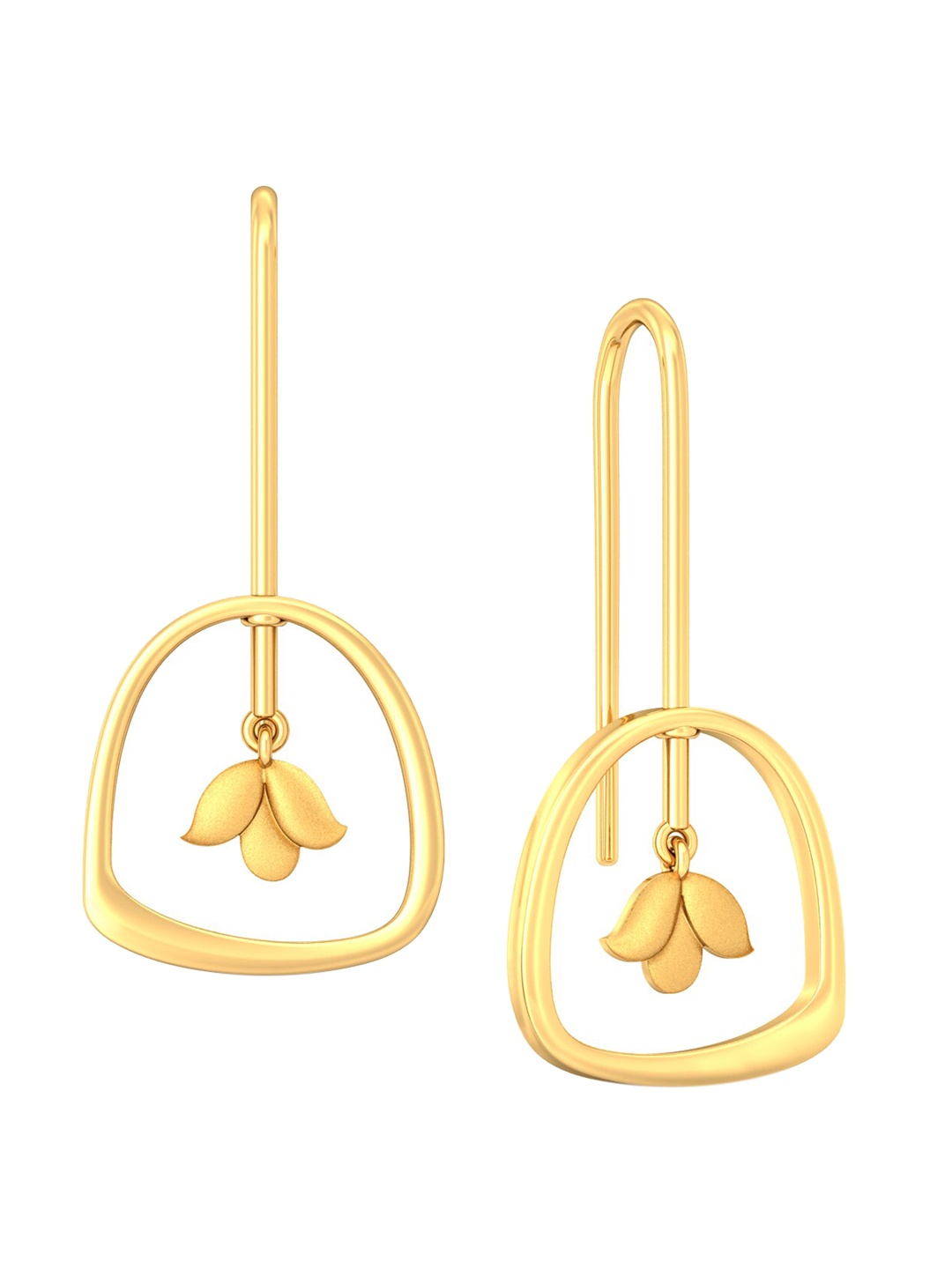 

MELORRA 18KT Shy Lily Gold Earrings-5.7g