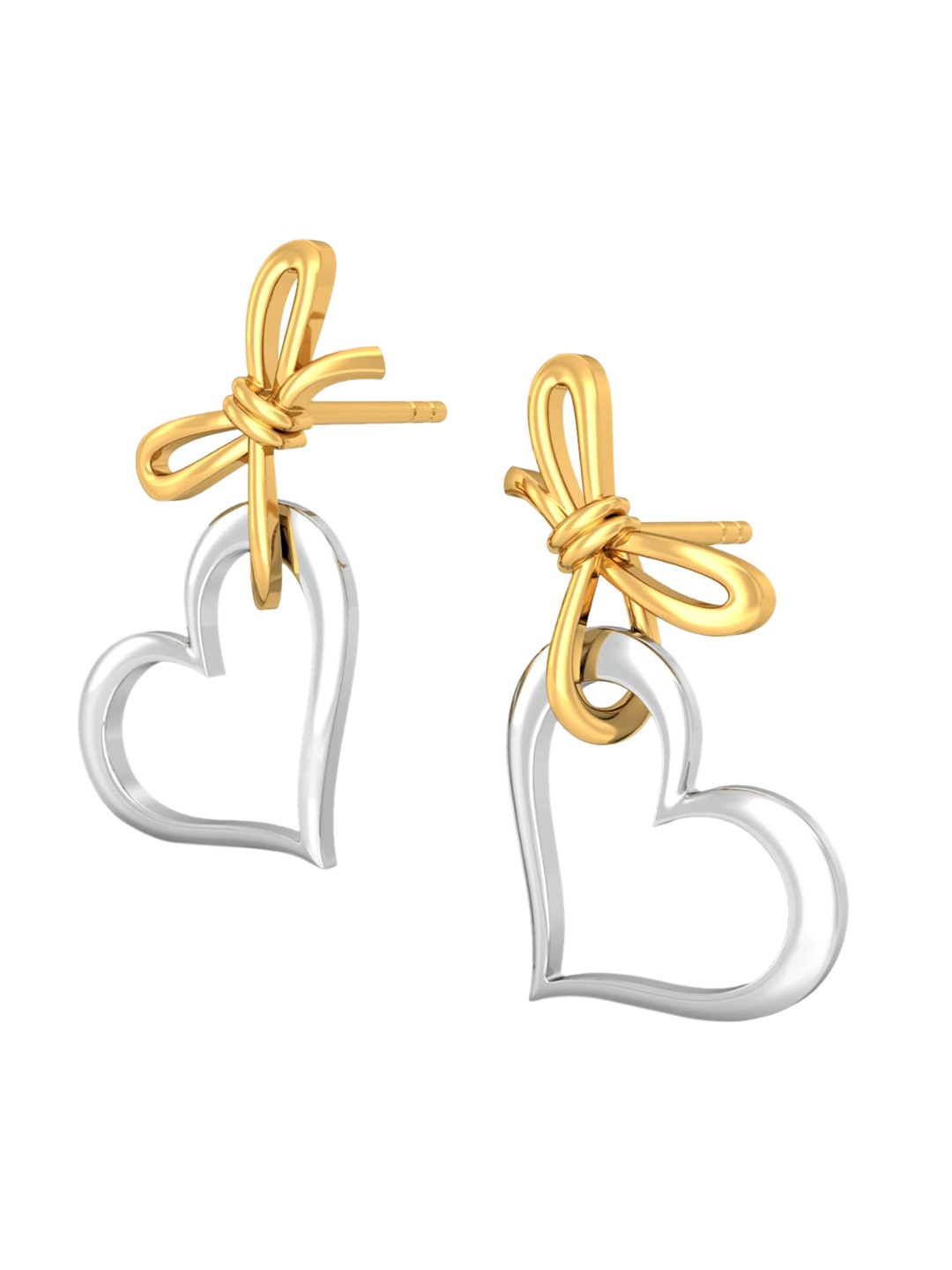 

MELORRA My Valentine 18KT Gold Drop Earrings- 3.34 gm