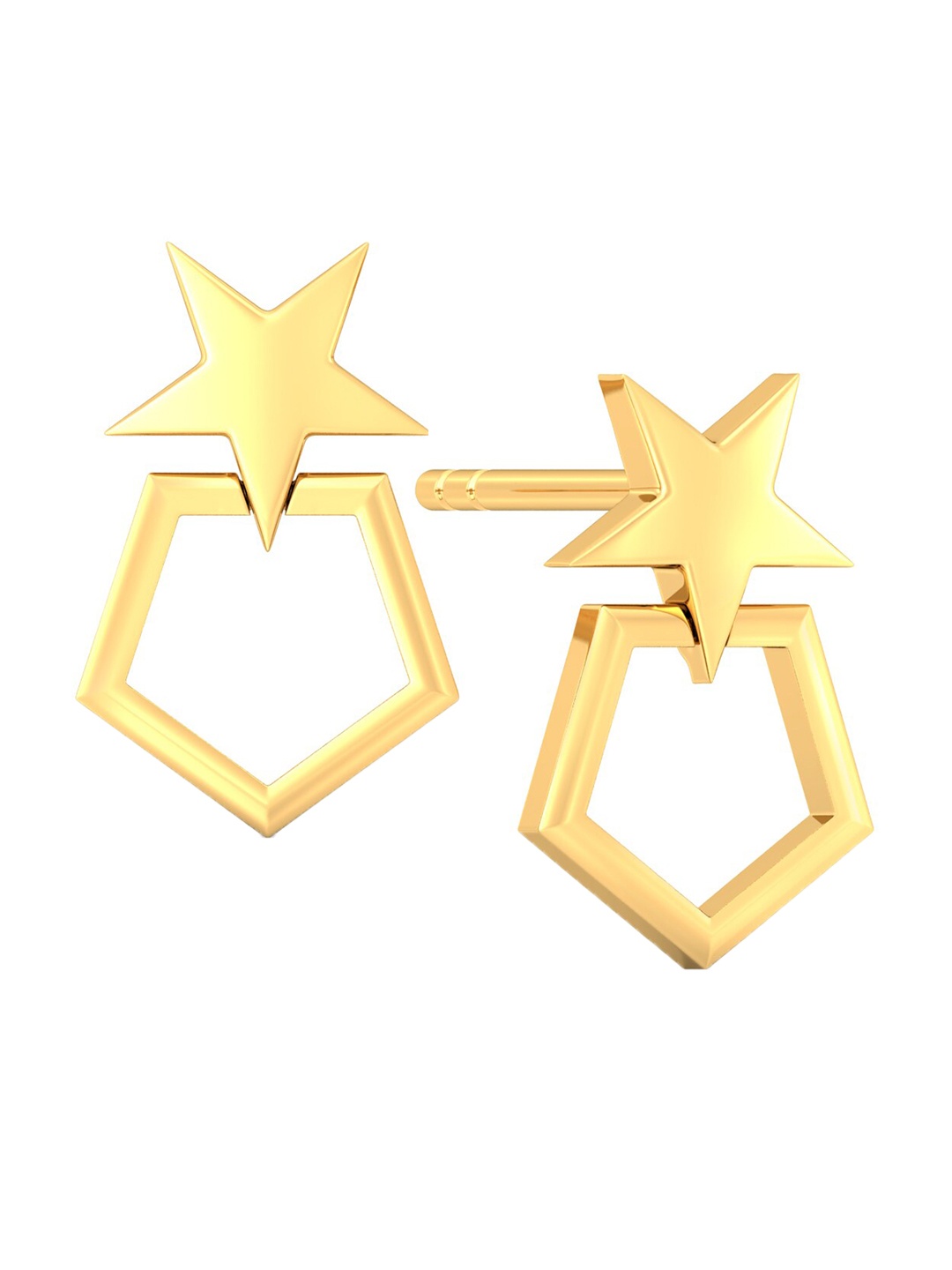 

MELORRA Stars Forever 18KT Gold Earrings - 1.99 gm