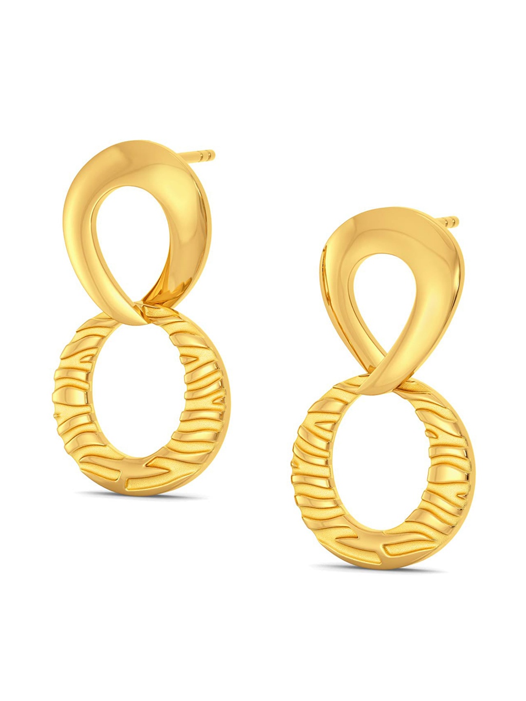 

MELORRA Call Of The Wild 18KT Gold Earrings-5.79gm
