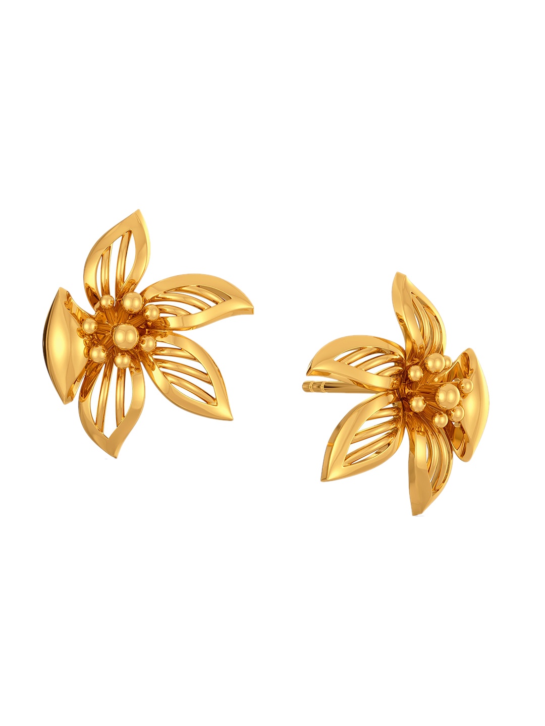 

MELORRA Flor de Magnolia 18KT Gold Earrings-4.06gm