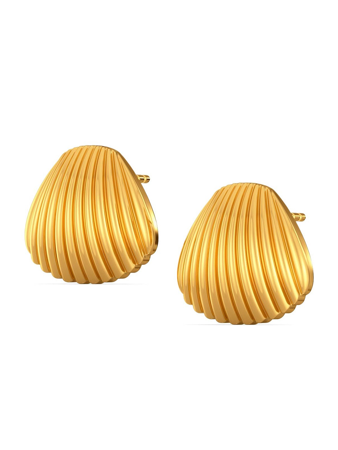 

Melorra Clam Revamp 18KT Gold Stud Earrings-6.2 gm