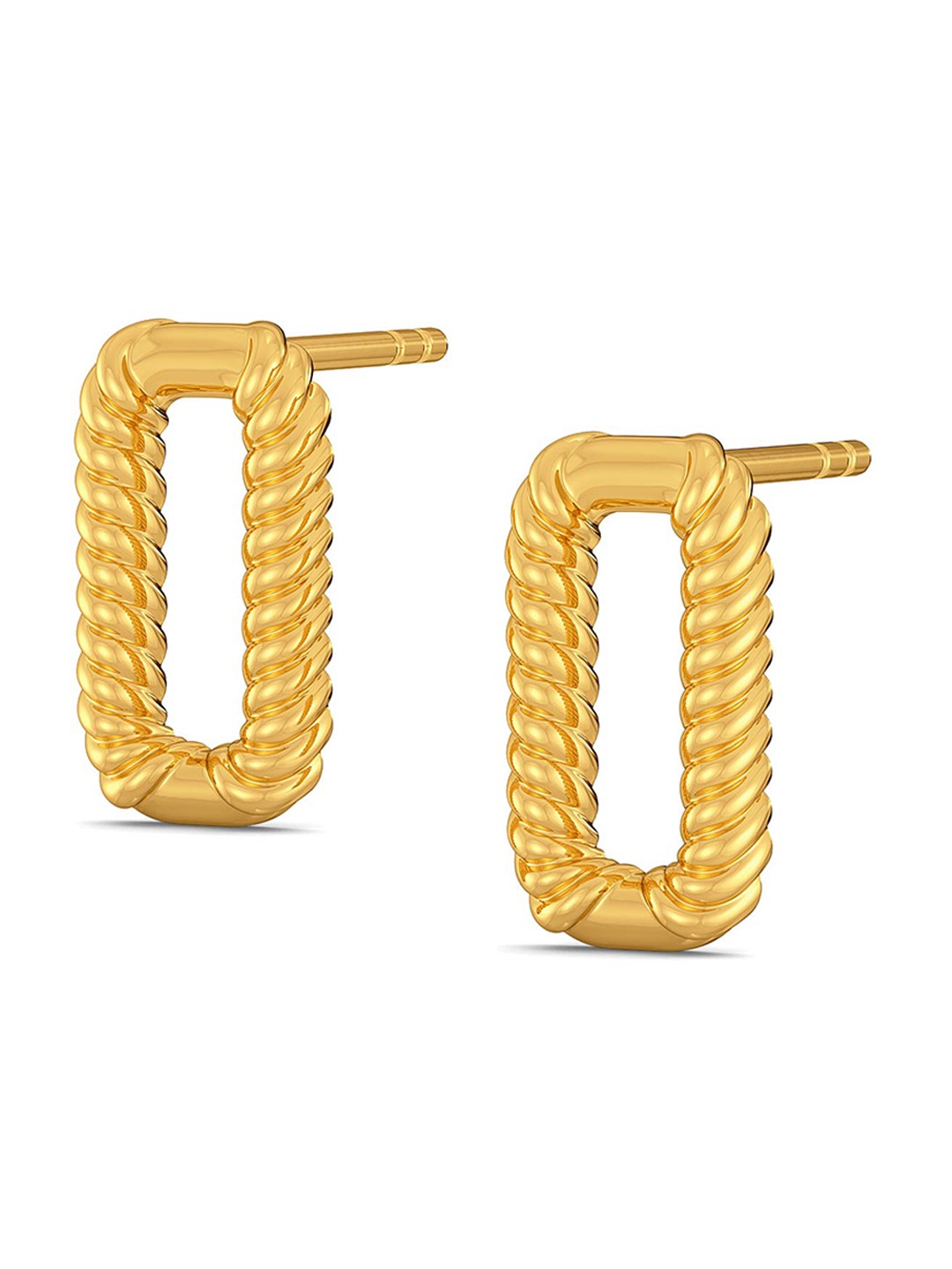 

MELORRA 18KT Rosette Fields Gold Stud Earrings 2.56 g