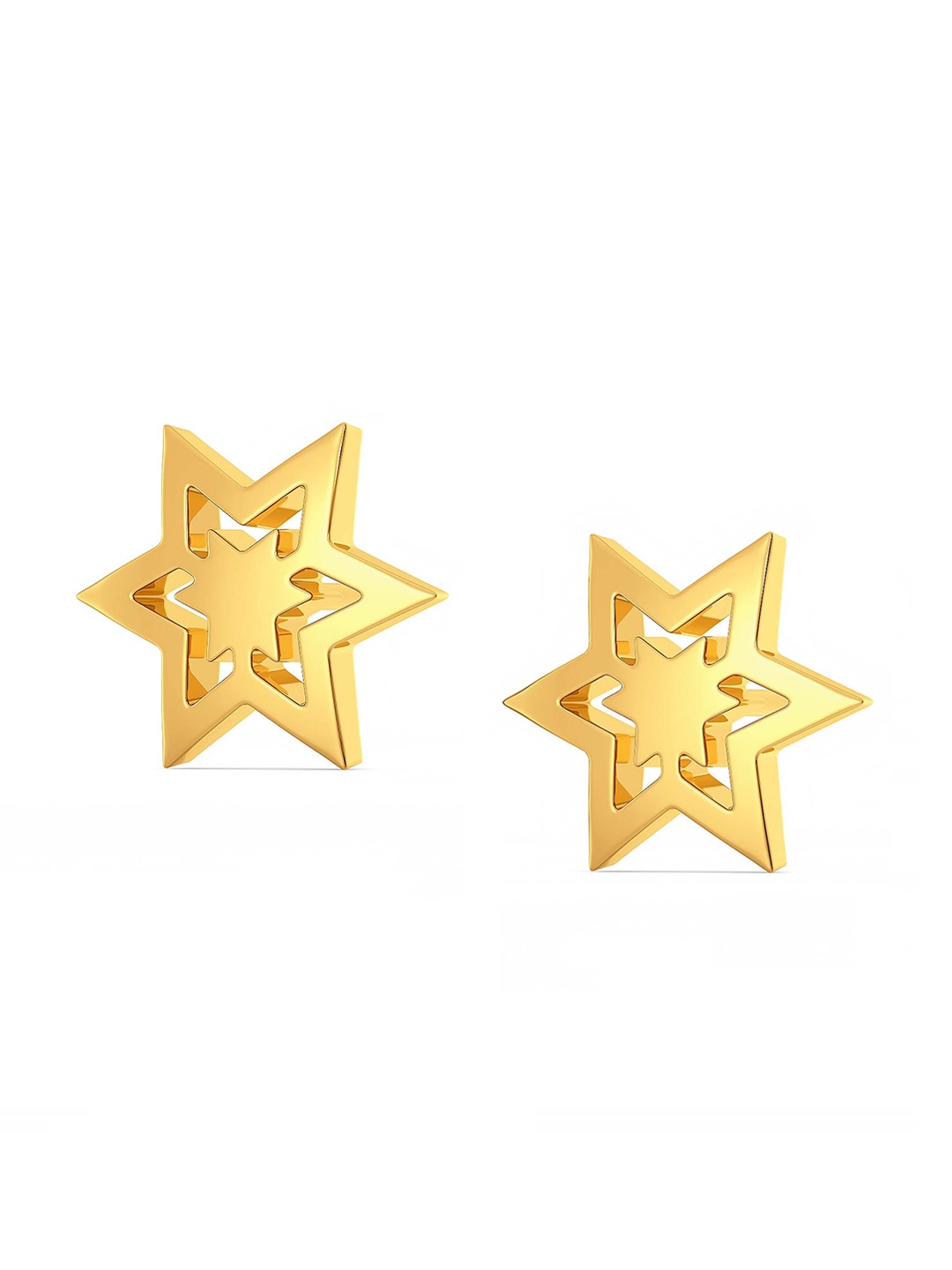 

MELORRA 18KT Like A Logo Gold Earrings 3.86 g