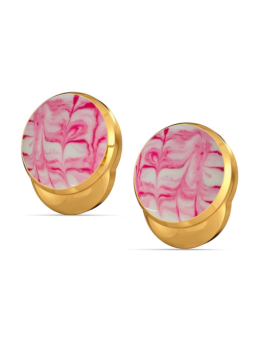 

MELORRA Dream Dyed 18KT Gold Stud Earrings-4.78gm