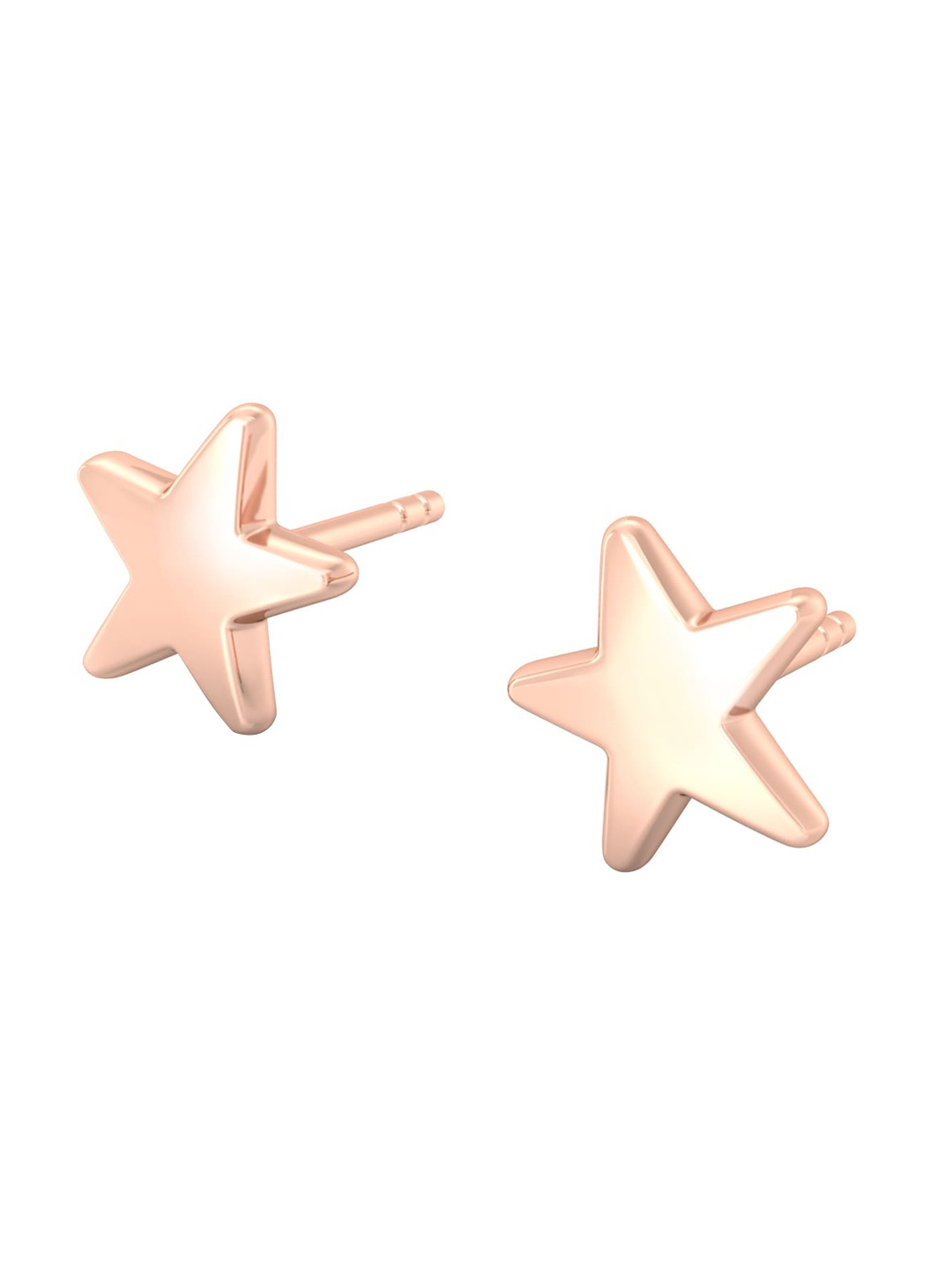

MELORRA Star Love 18KT Rose Gold Stud Earrings - 1.58 gm