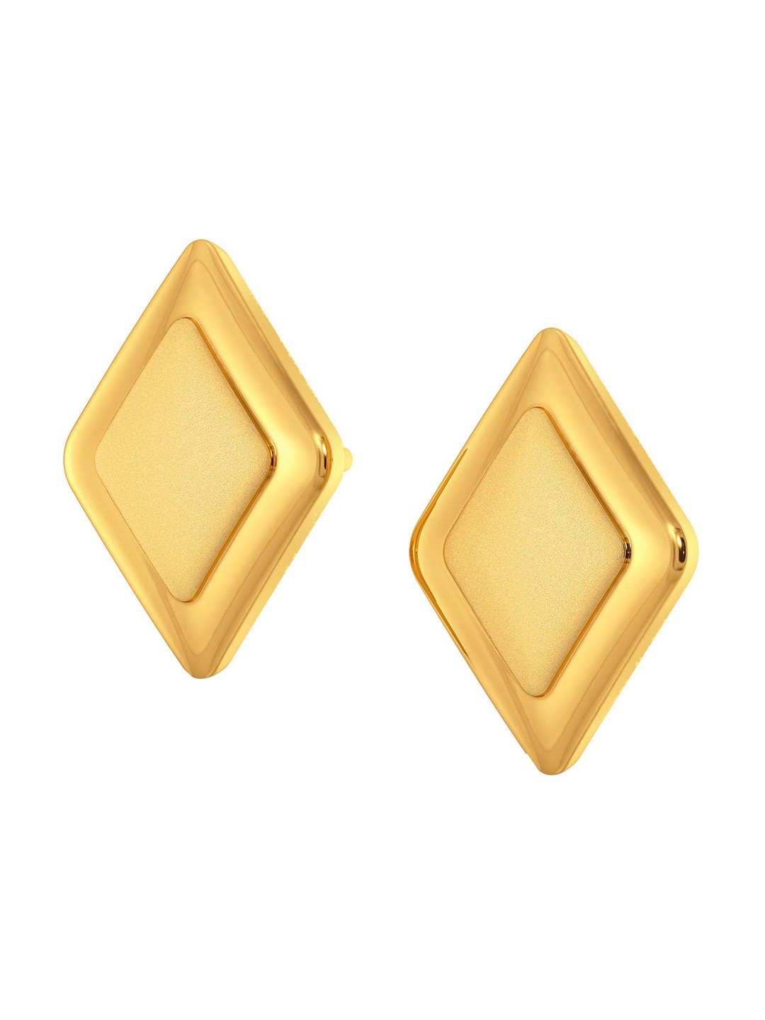 

MELORRA Muted Minimal 18KT Gold Earrings-3.01gm
