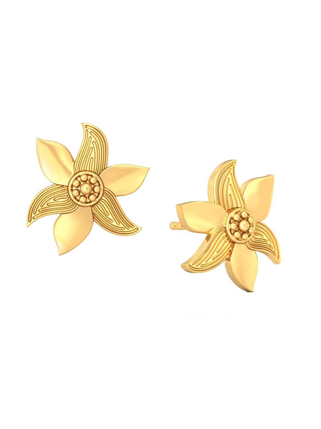 

MELORRA Mustard Musing 18KT Gold Earrings-3.64gm