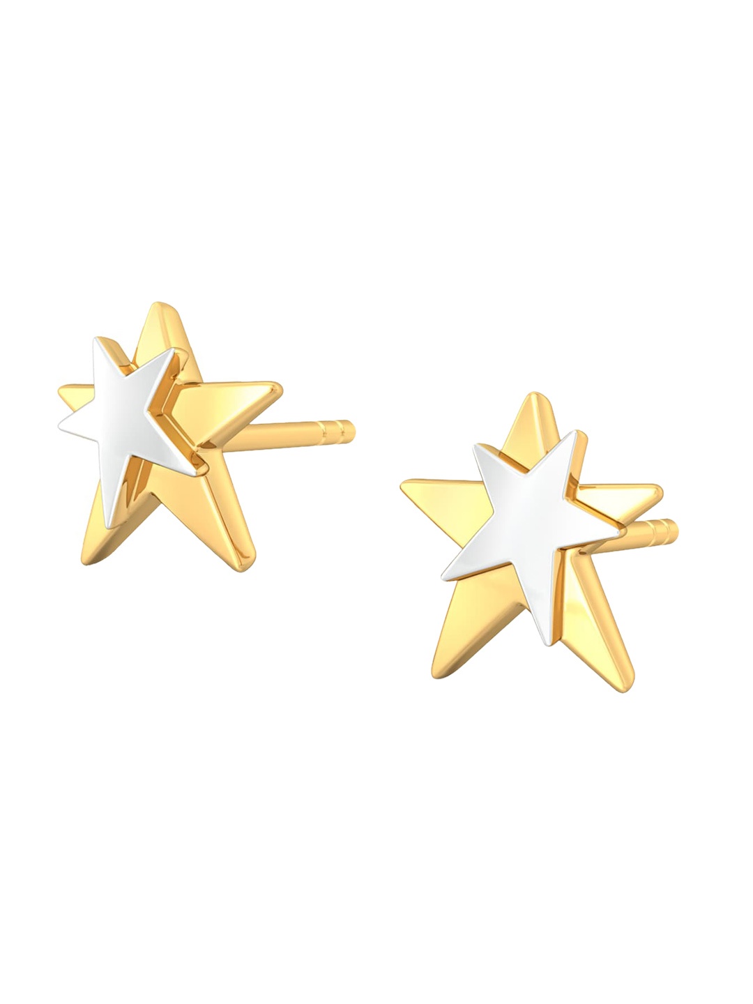 

MELORRA Starizma 18KT Gold Stud Earrings- 2.28 gm