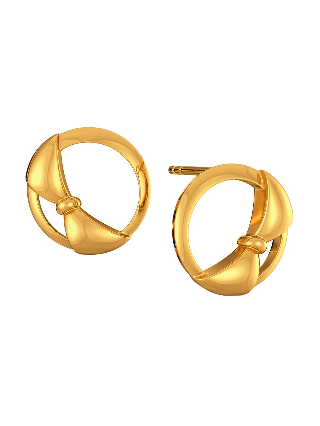 

MELORRA Sync in Sequin 18KT Gold Drop Earrings- 5.37 gm