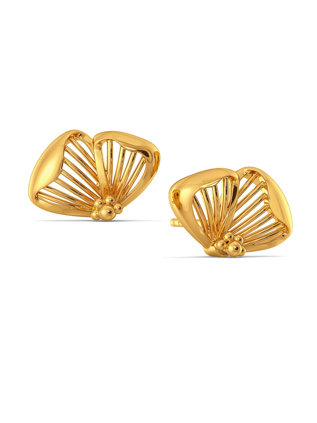 

MELORRA 18KT Flower Afar Gold Earrings 3.99 g