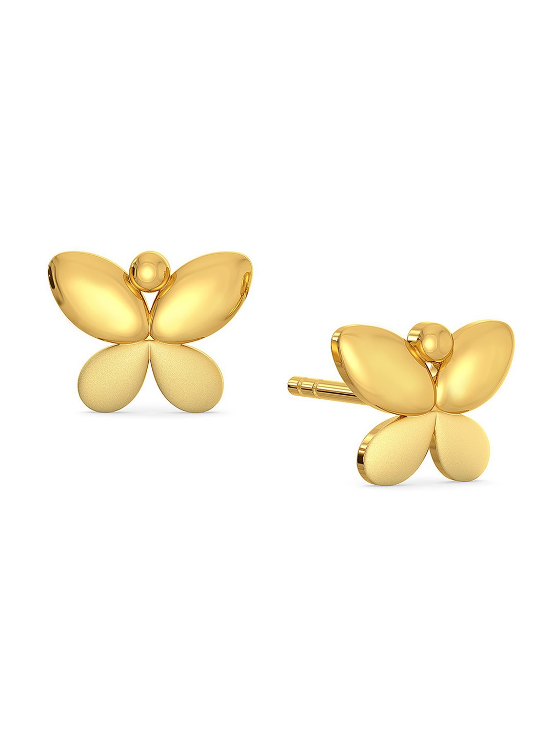 

MELORRA Fly Chi 18KT Gold Stud Earrings - 2.3 gm
