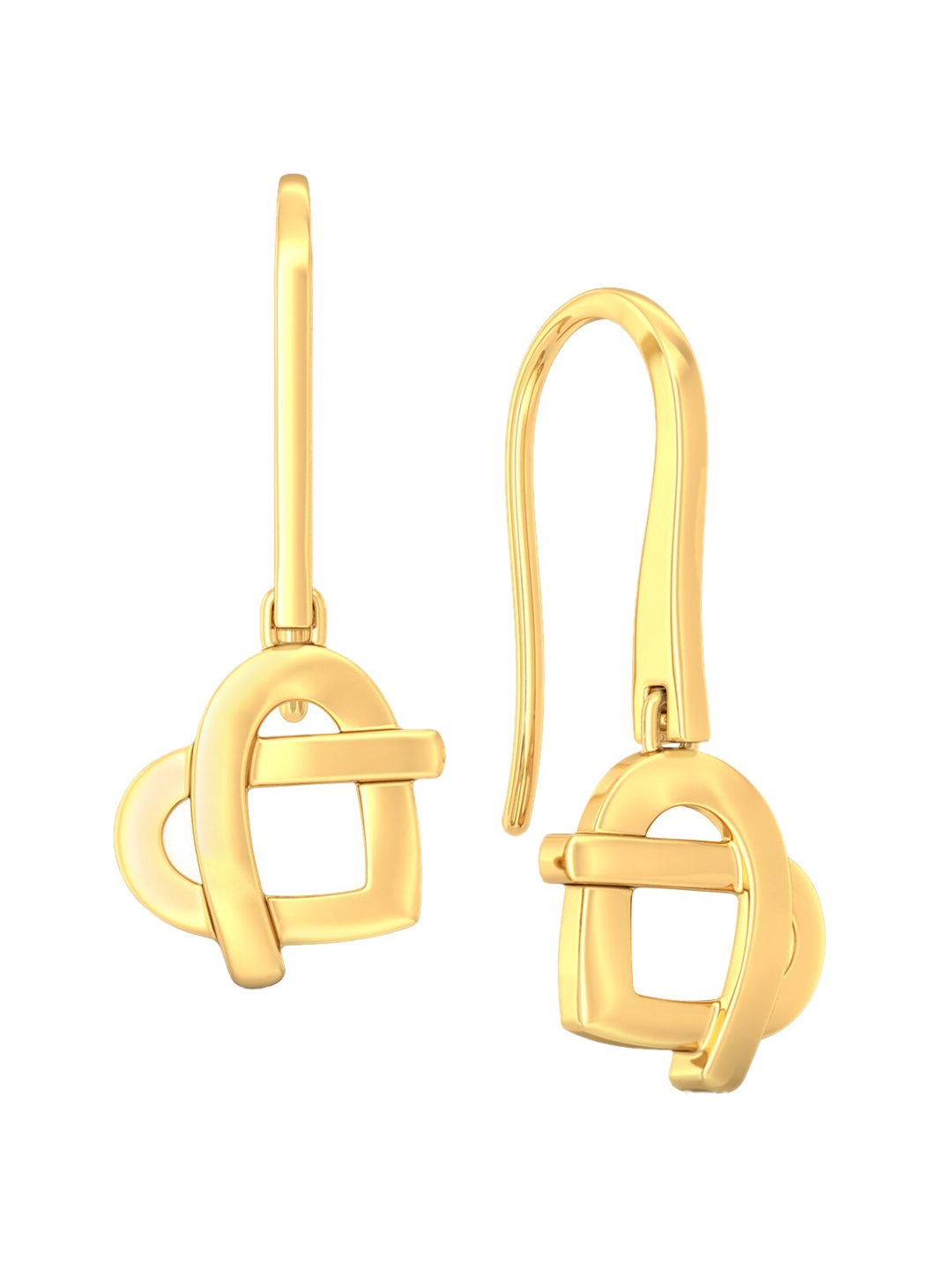 

MELORRA Knotty Affair 18KT Gold Earrings-3.3gm