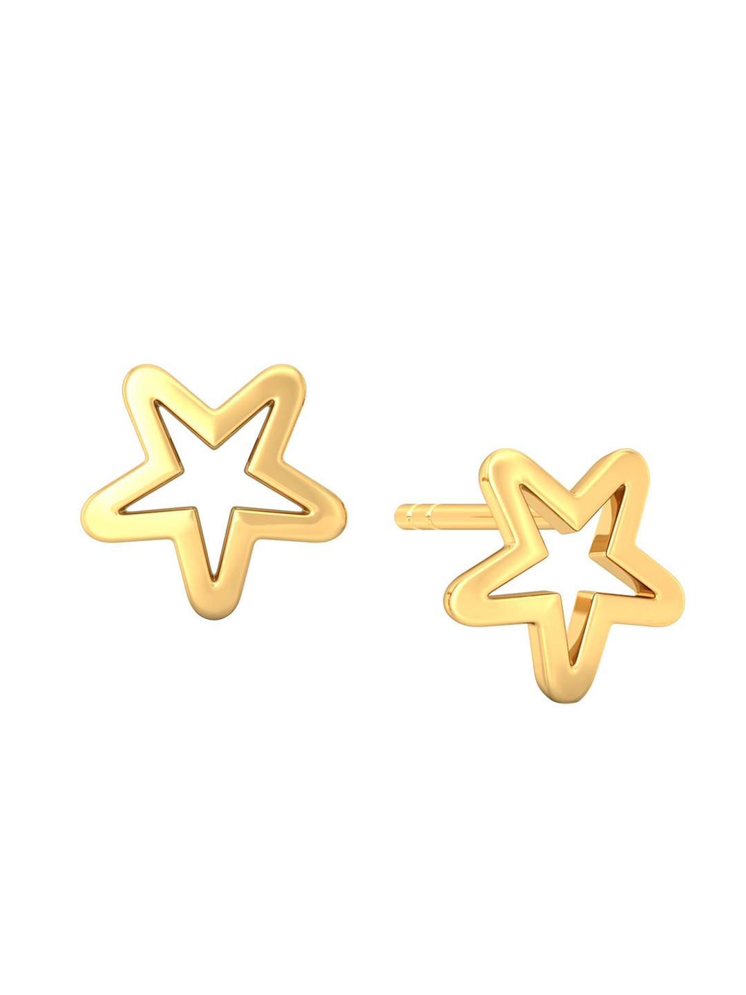 

MELORRA Galactika 18KT Gold Stud Earring-1.68gm