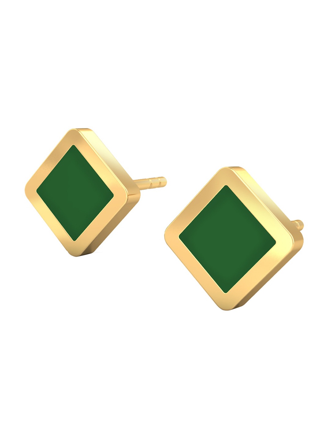 

MELORRA Picture Perfect 18KT Gold Stud Earrings-1.98gm