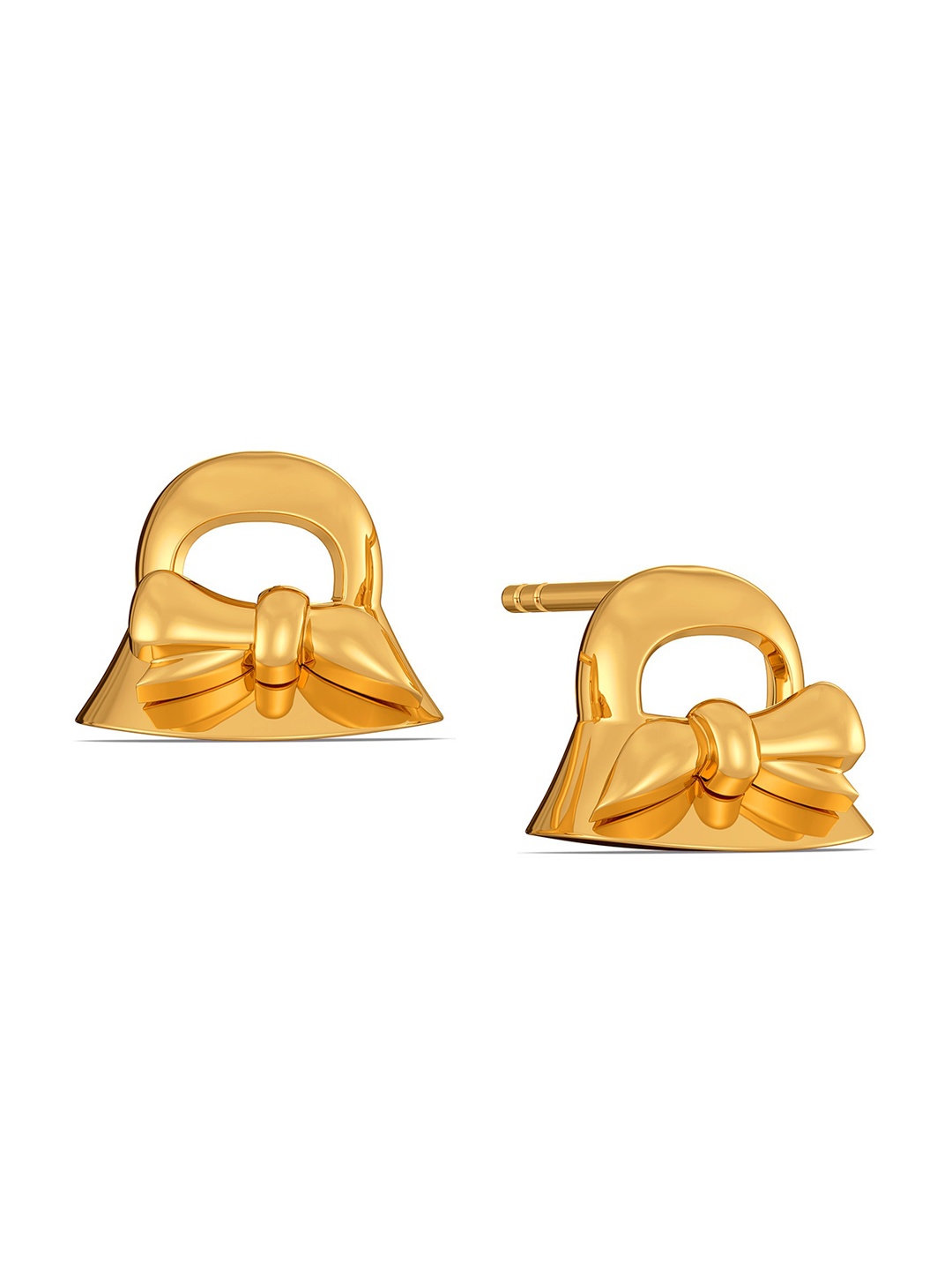 

MELORRA Cloche Clause 18KT Gold Studs - 3.26 gm